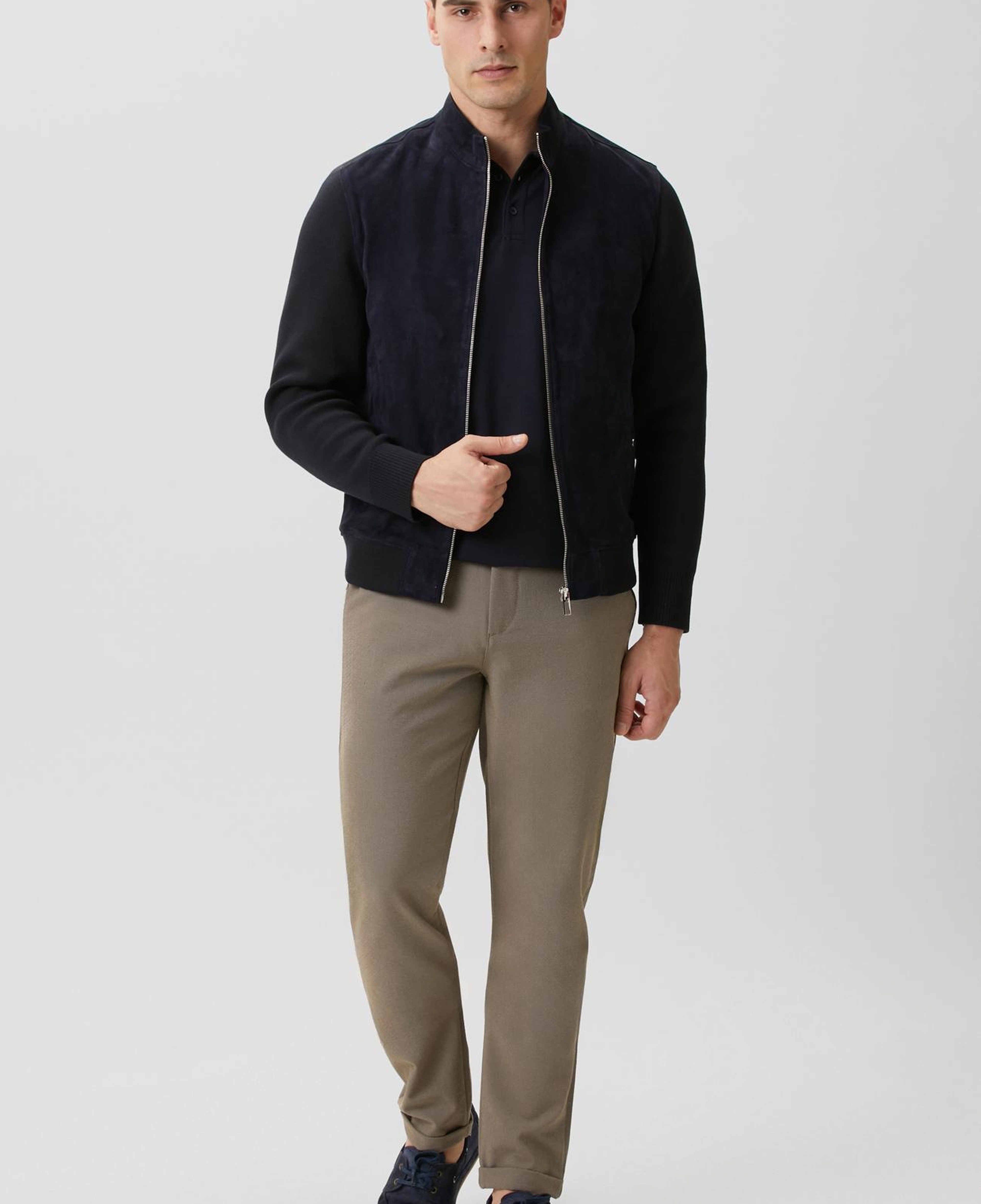 Network Erkek Lacivert Basic Polo Modal T-shirt