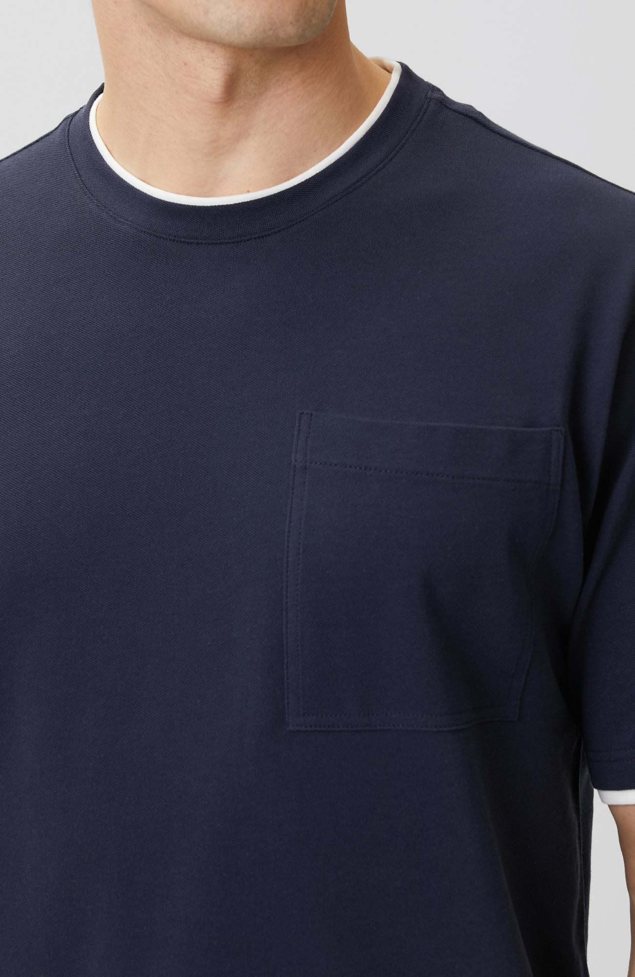 Network Erkek Lacivert Cepli Pike T-shirt