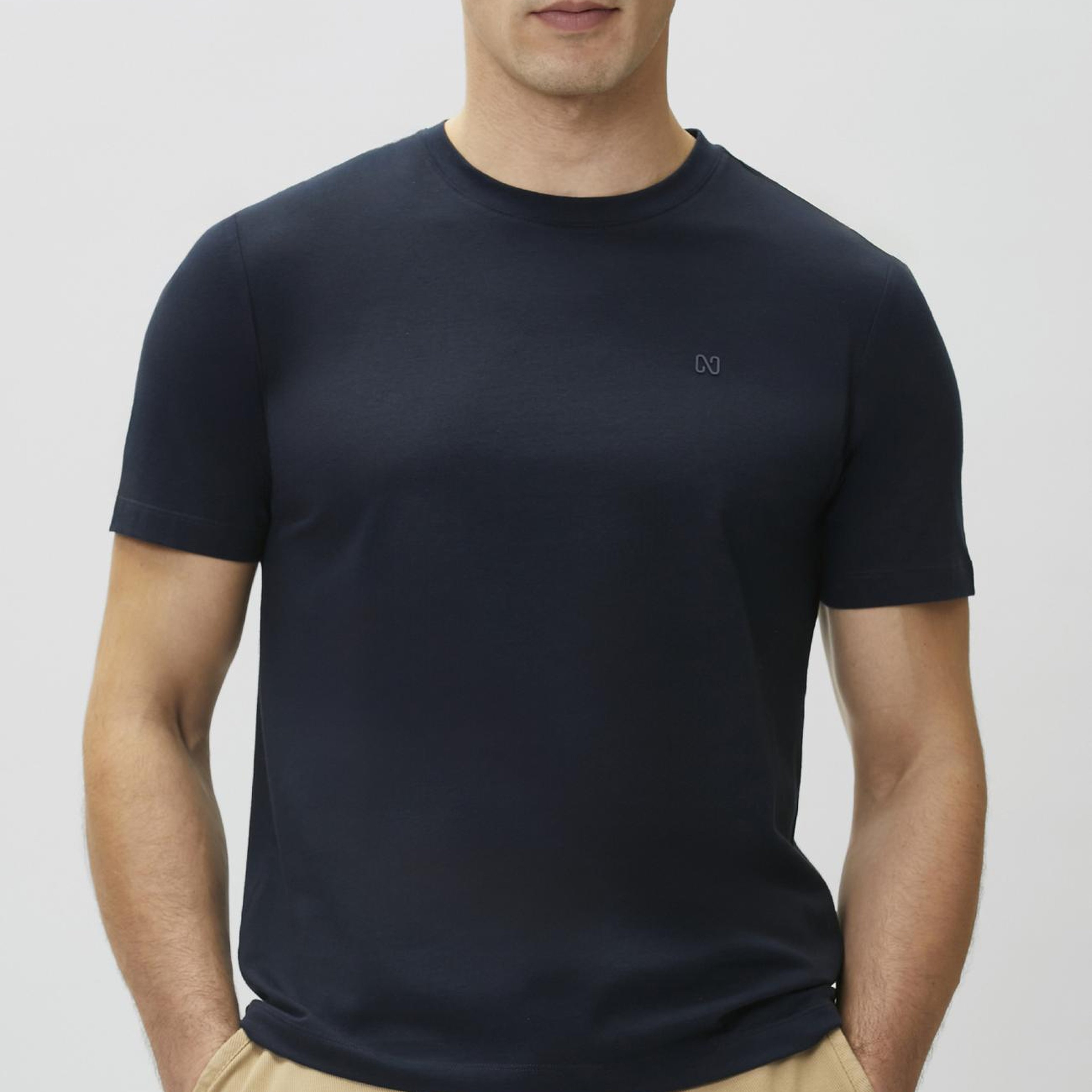 Network Erkek Lacivert Basic T-shirt