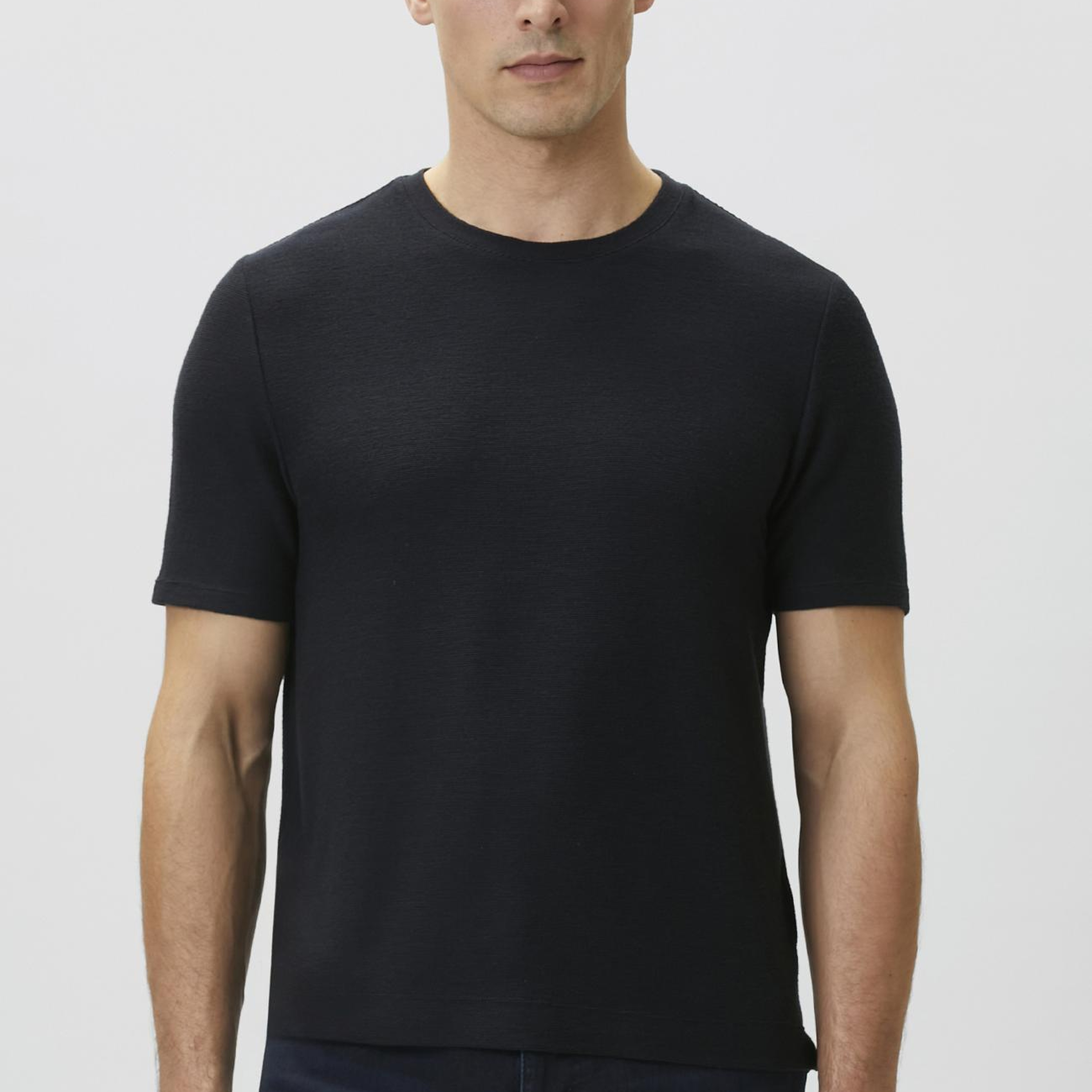 Network Erkek Lacivert Jakarlı T-shirt
