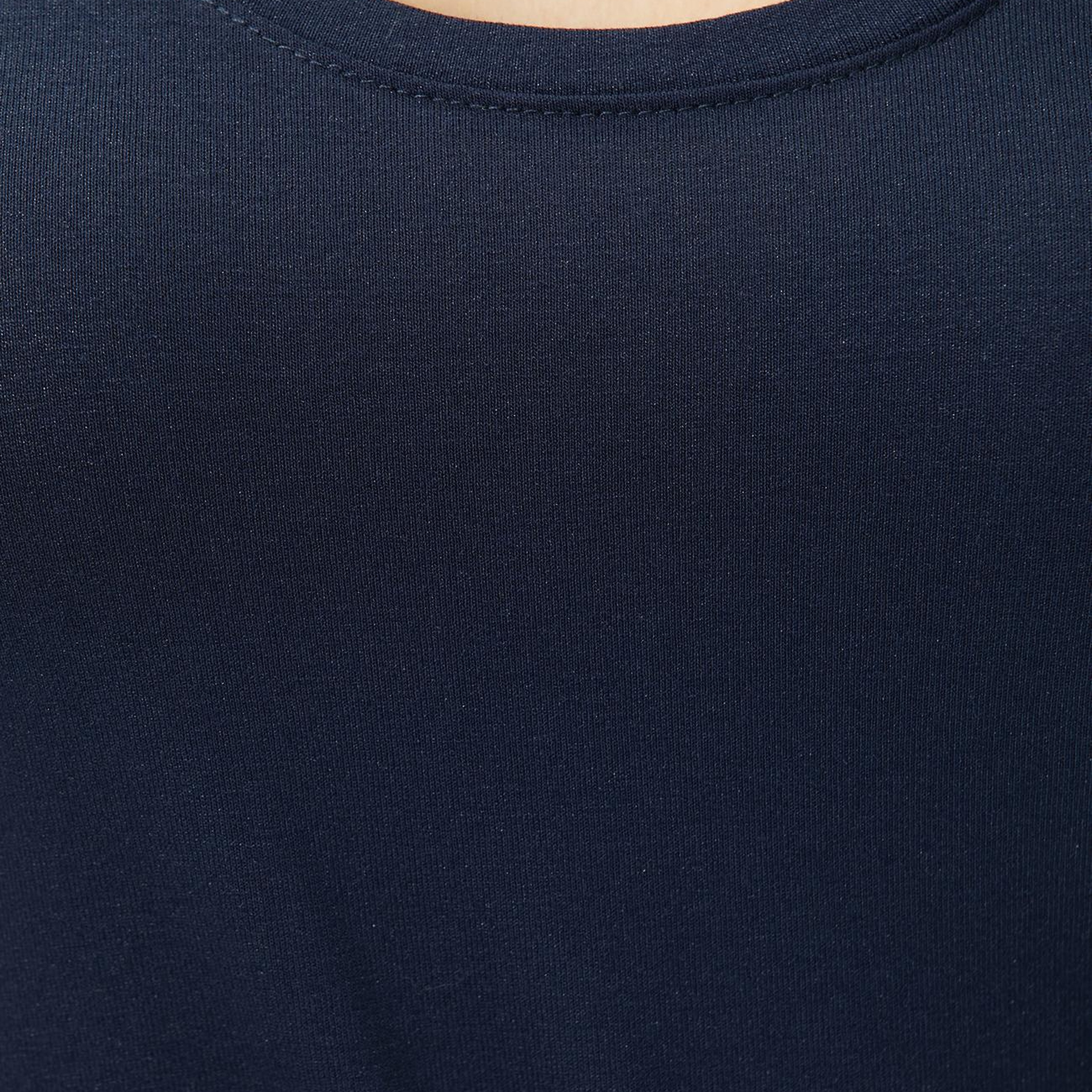 Network Kadın Lacivert Varak Baskılı T-shirt