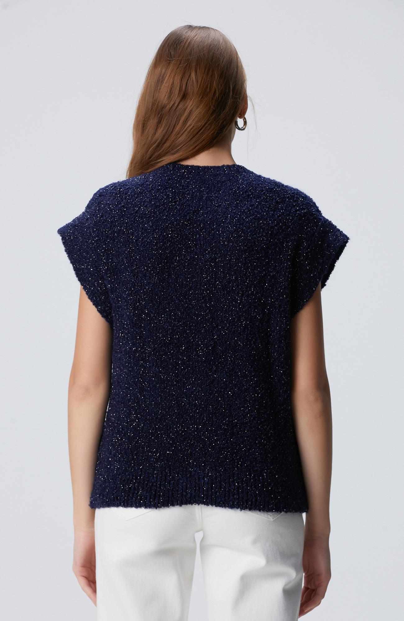 Network Kadın Lacivert Triko Yelek