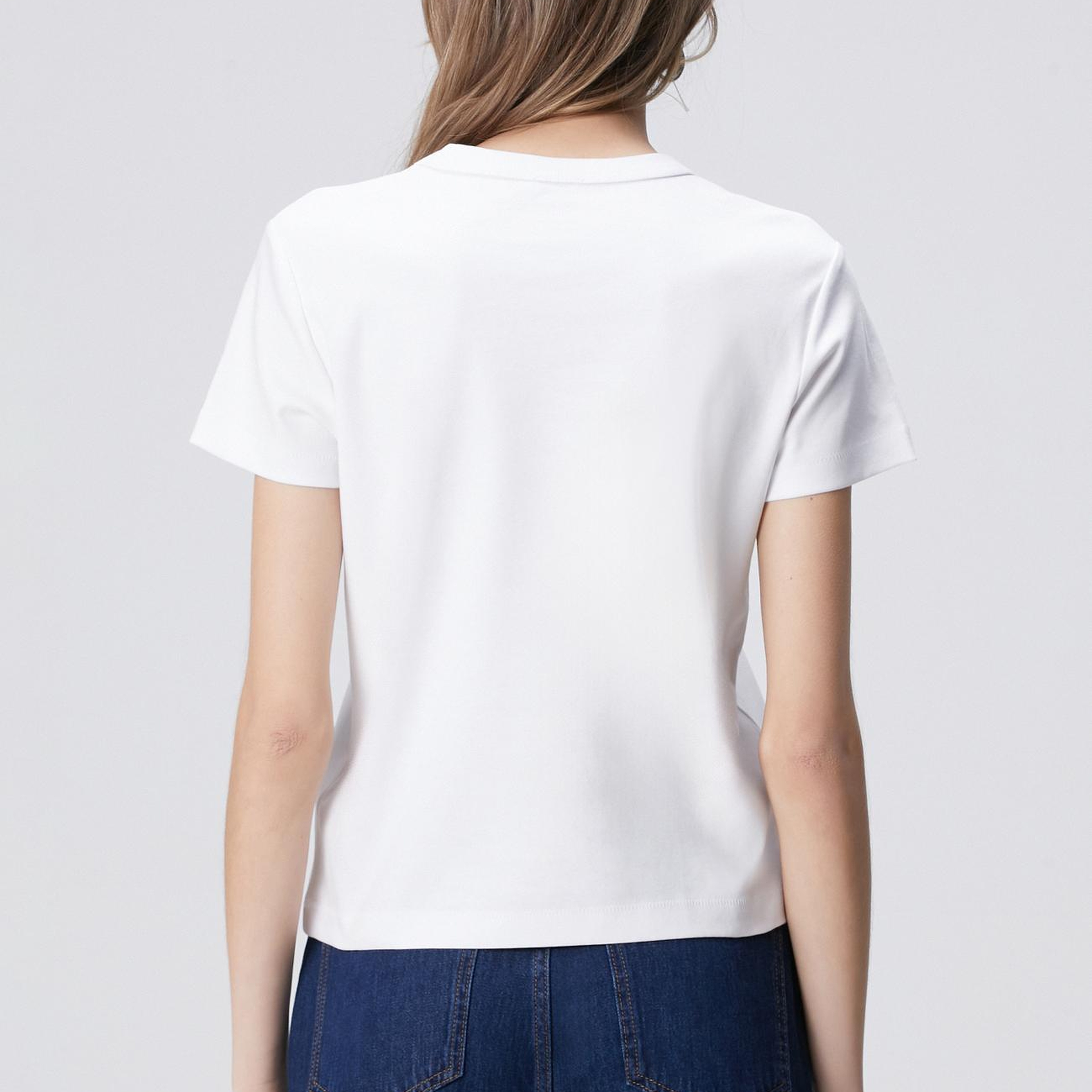 Network Kadın Kırık Beyaz Basic T-shirt