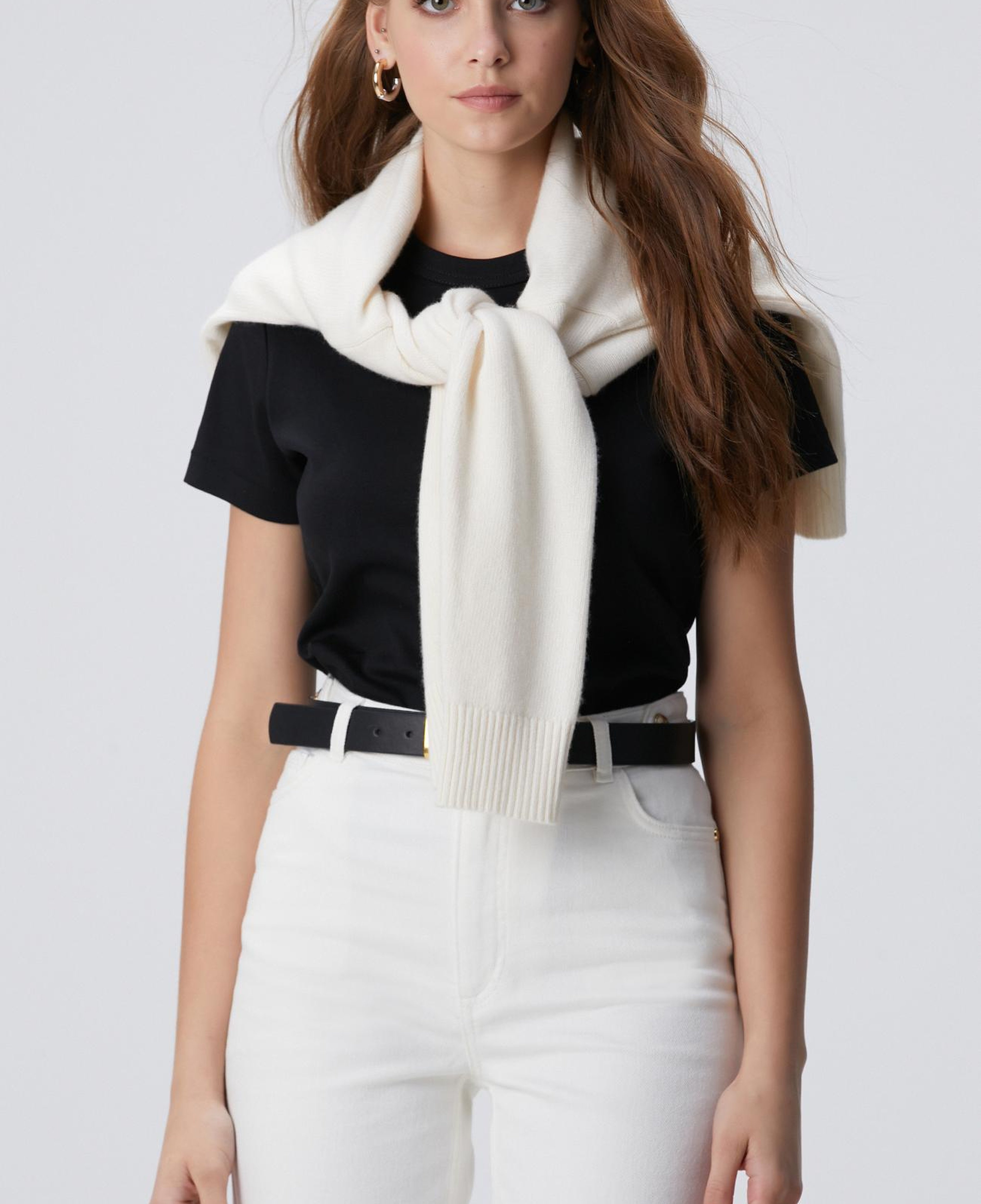 Network Kadın Siyah Basic T-shirt