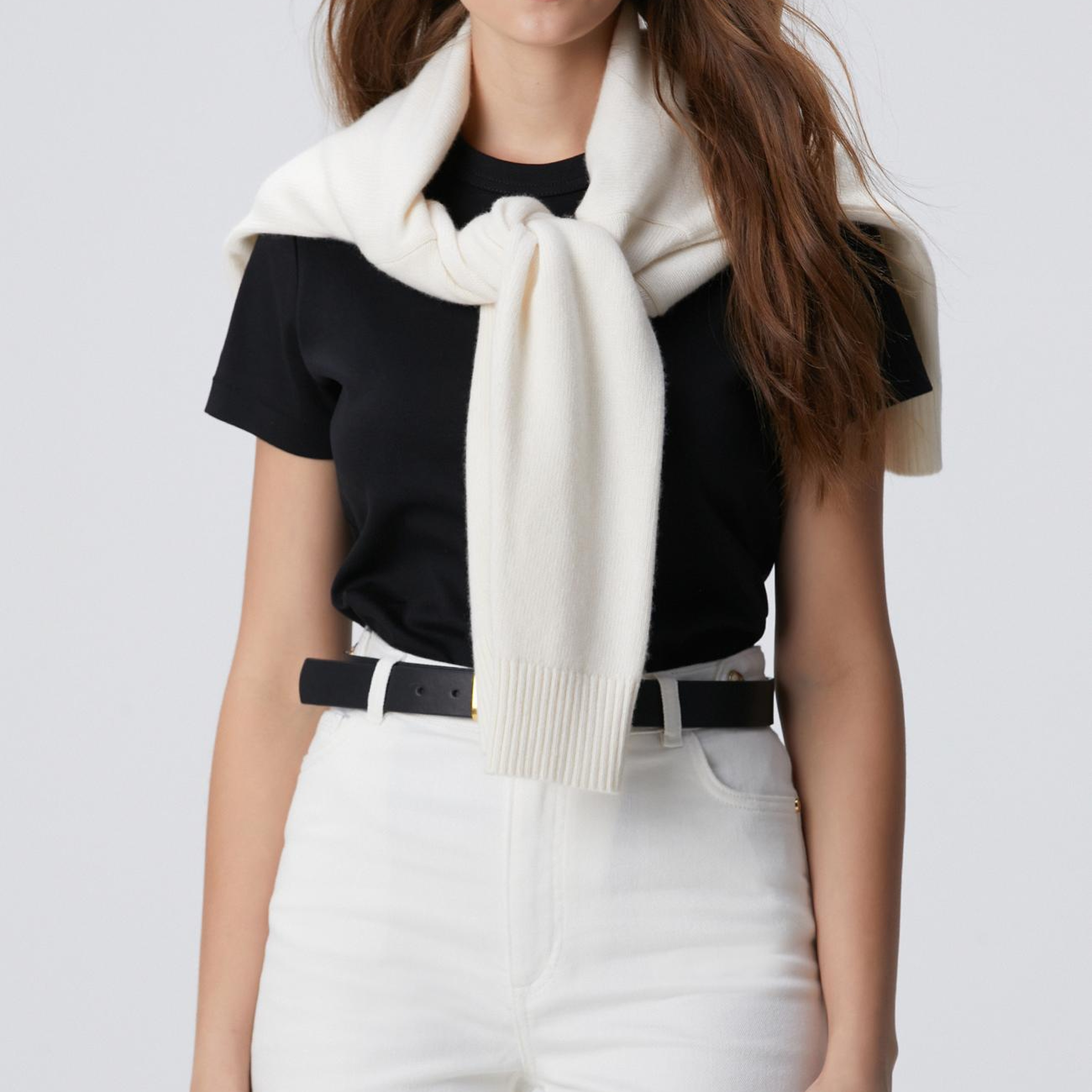 Network Kadın Siyah Basic T-shirt