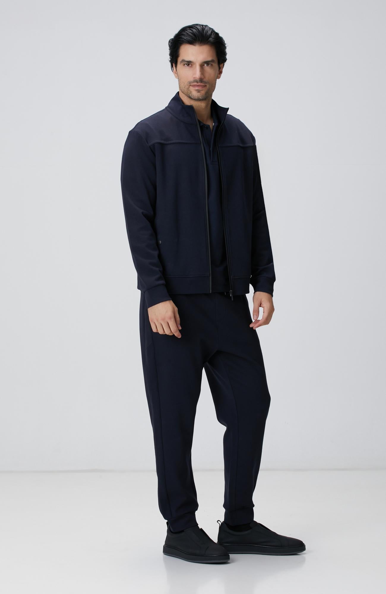 Network Erkek N-Tech Lacivert Scuba Sweatshirt