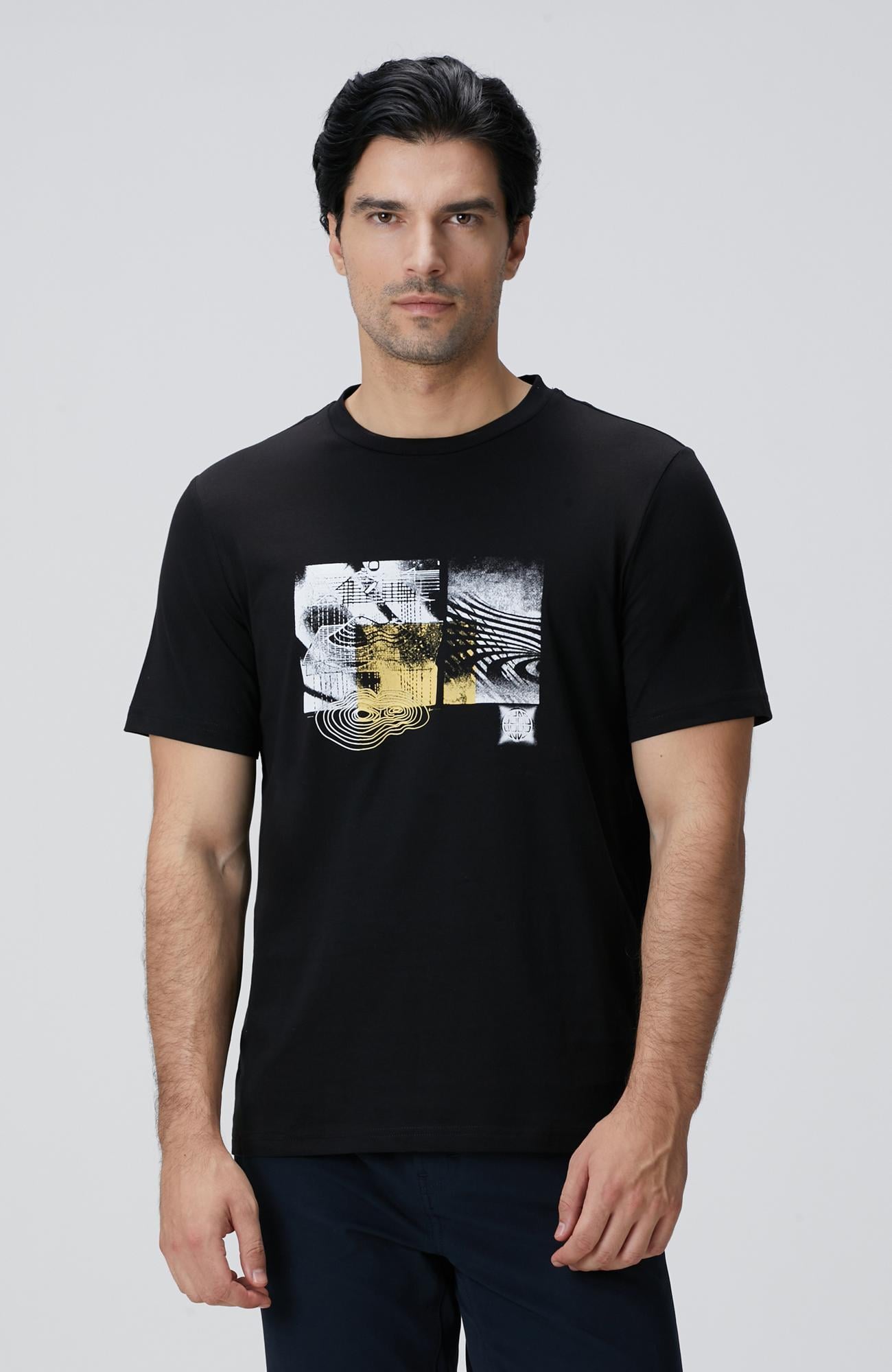 Network Erkek N-Tech Siyah T-Shirt