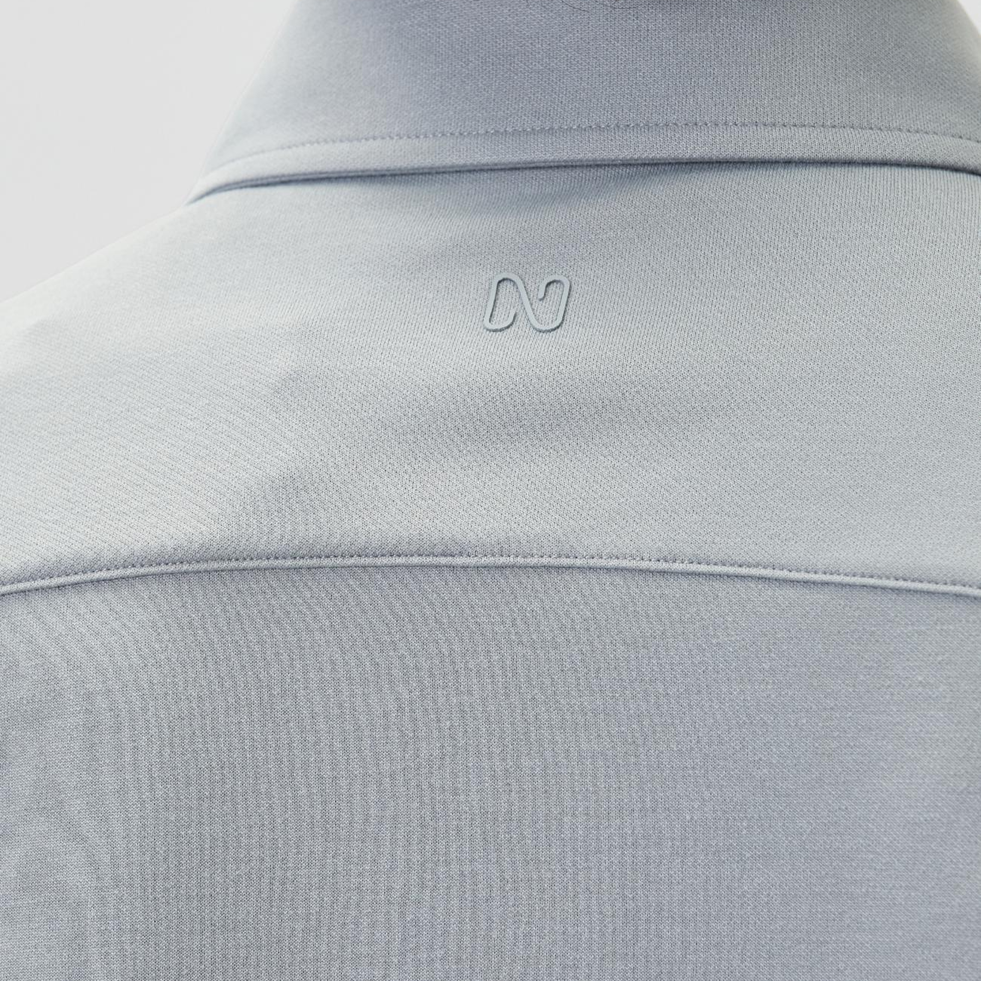 Network Erkek Slim Fit Açık Mavi Kısa Kol Örme Gömlek