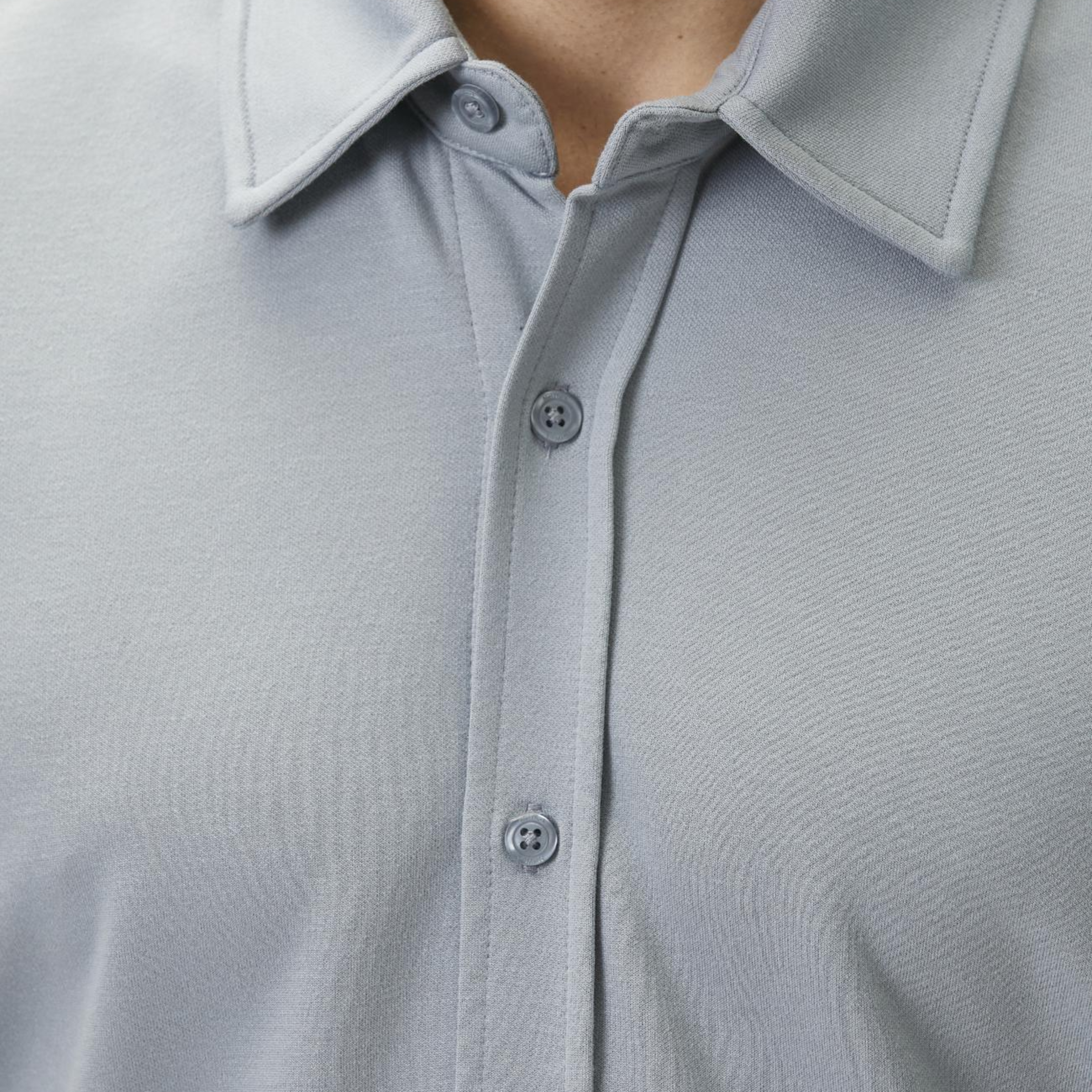 Network Erkek Slim Fit Açık Mavi Kısa Kol Örme Gömlek