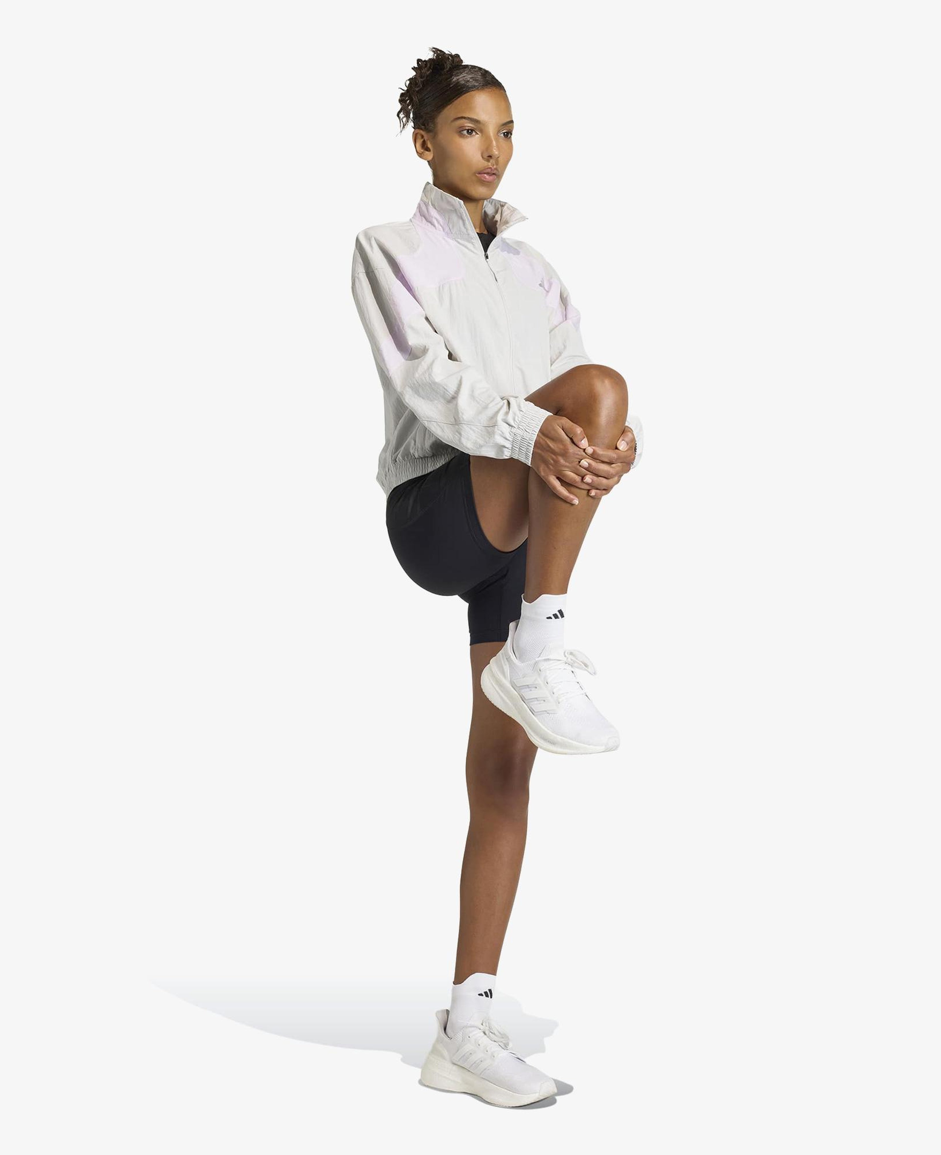 adidas Adi365 Cheering Kadın Gri Koşu Ceketi