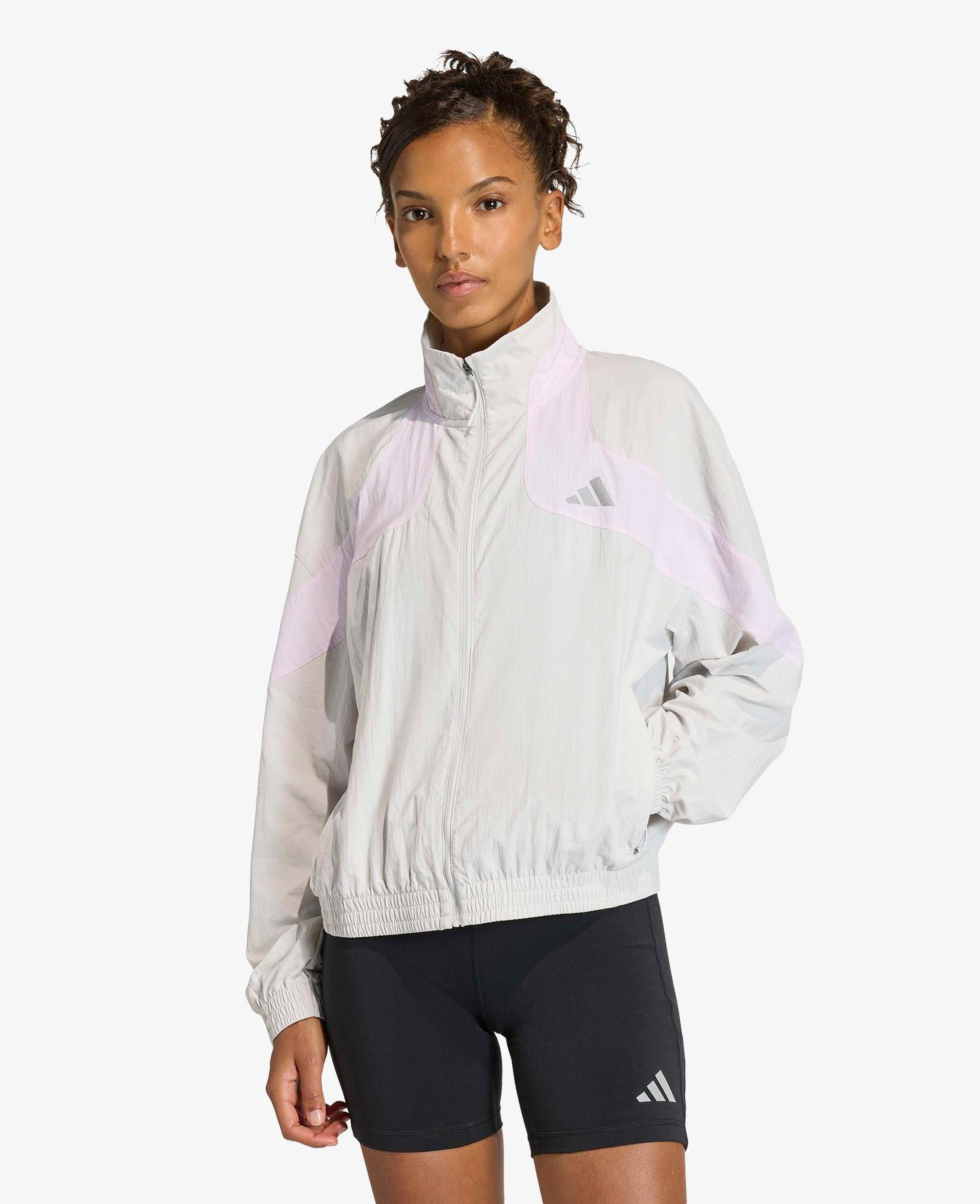 adidas Adi365 Cheering Kadın Gri Koşu Ceketi