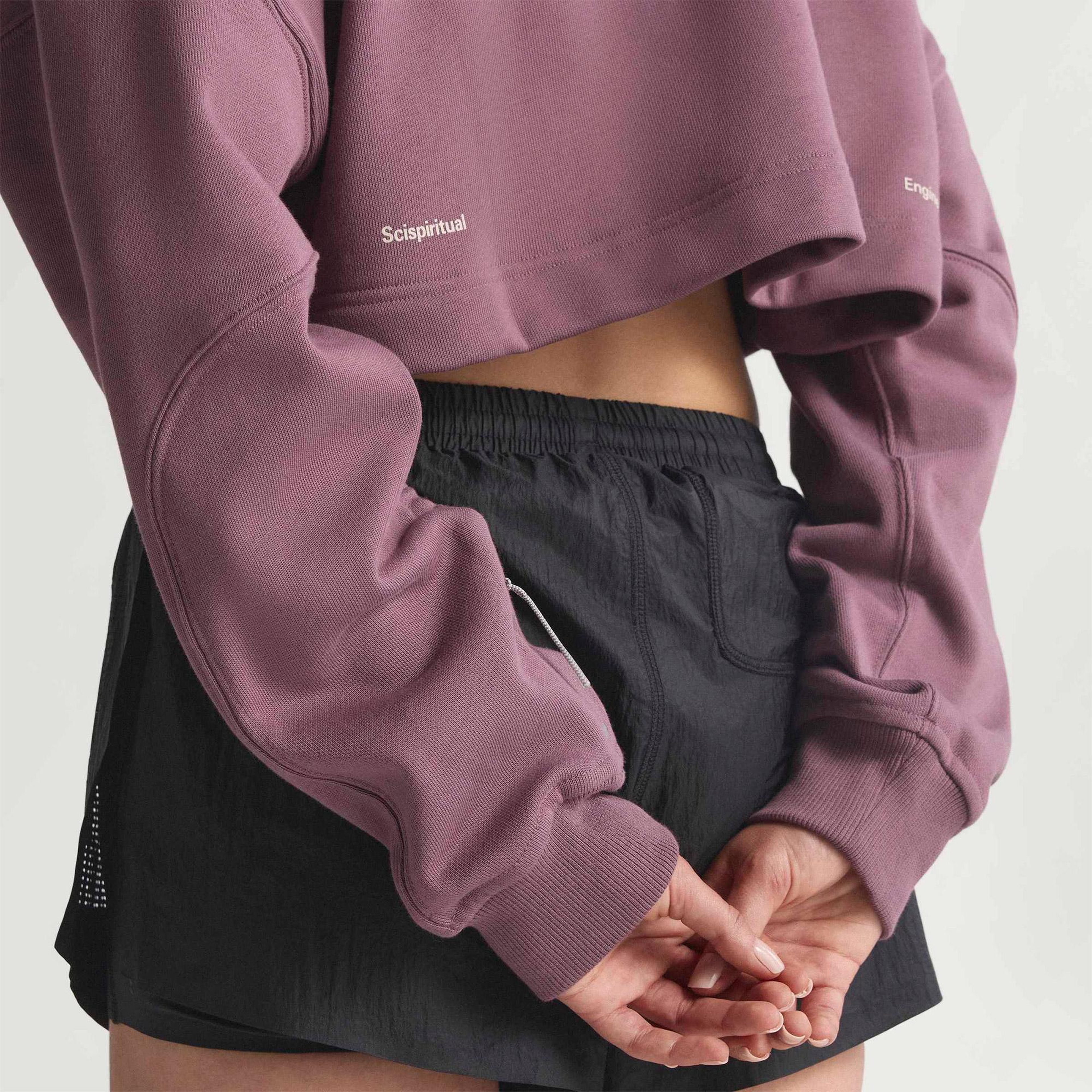 adidas Adi365 Hk Running Crew Kadın Mor Koşu Sweatshirt
