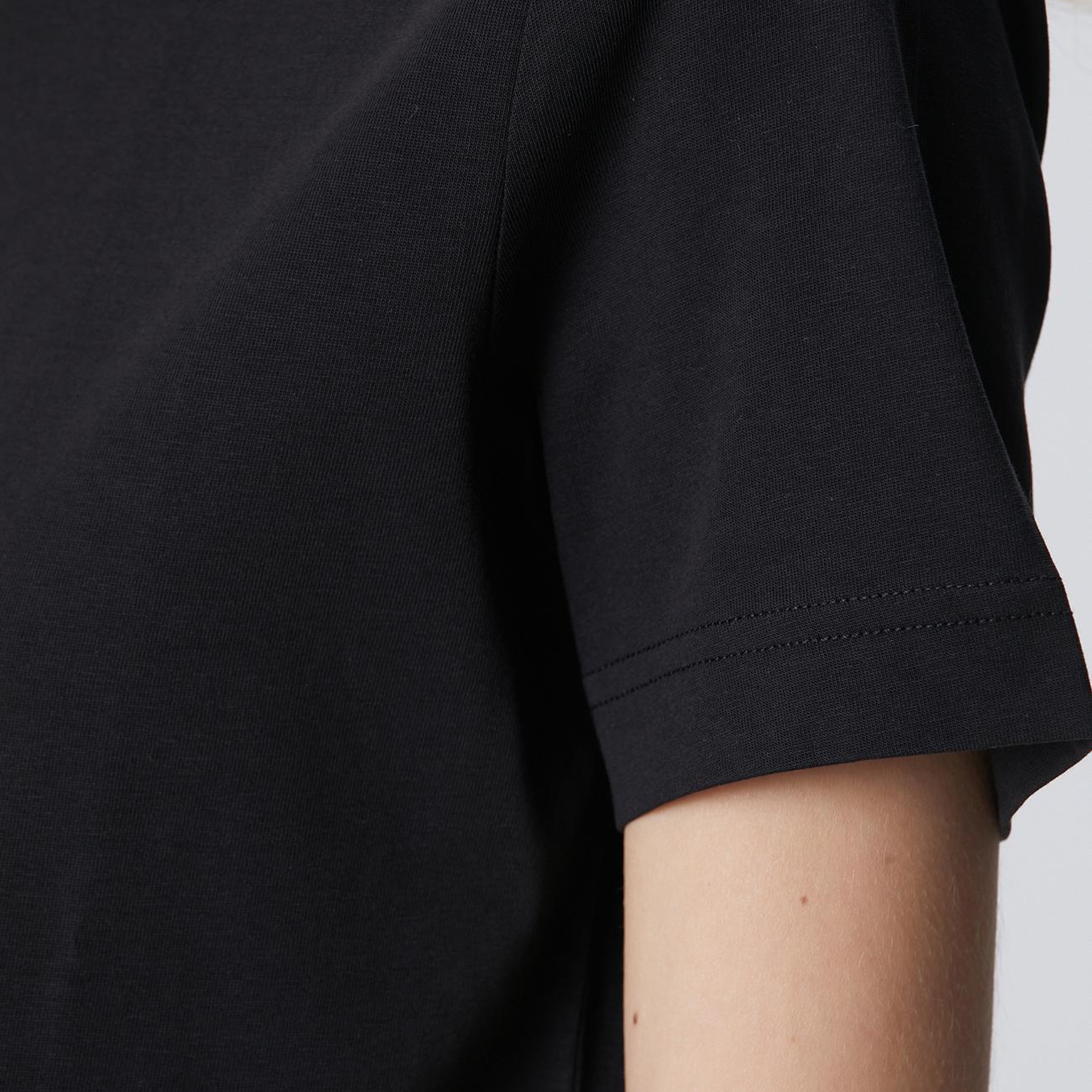 Network Kadın Siyah Basic T-shirt