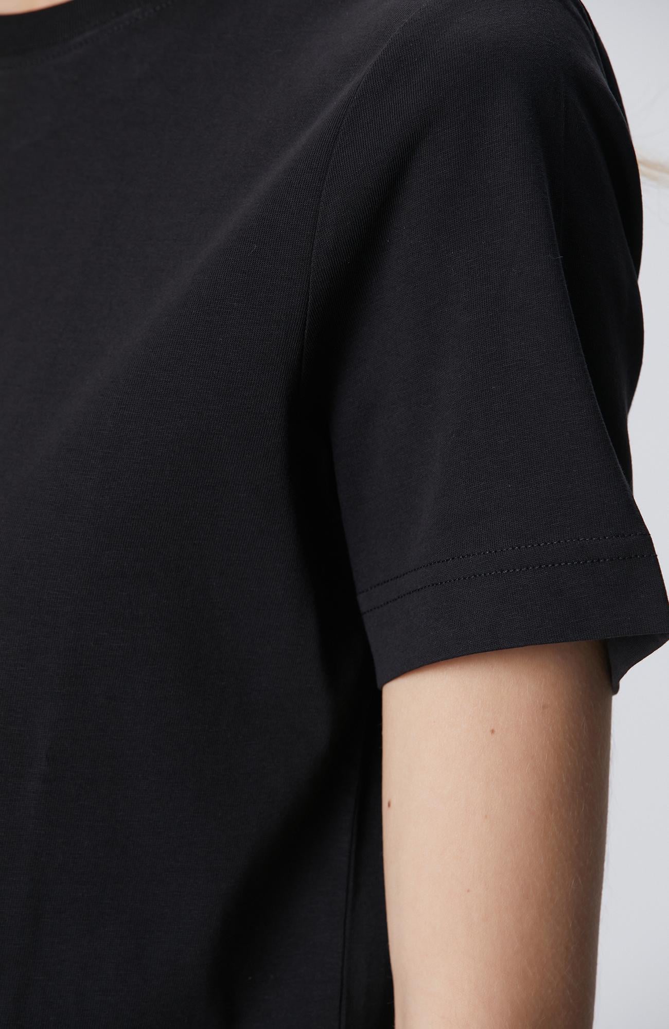 Network Kadın Siyah Basic T-shirt