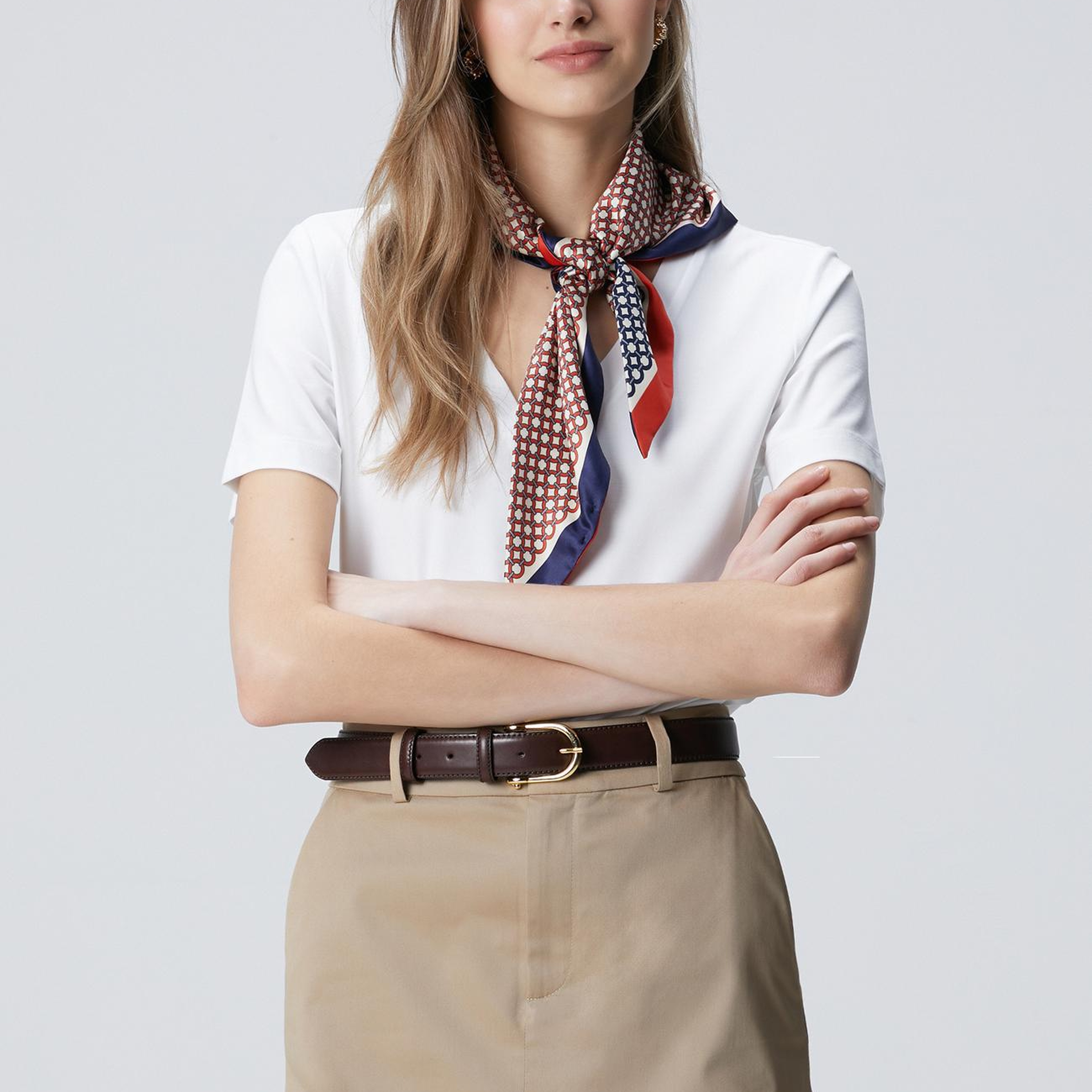 Network Kadın Kırık Beyaz Basic T-shirt