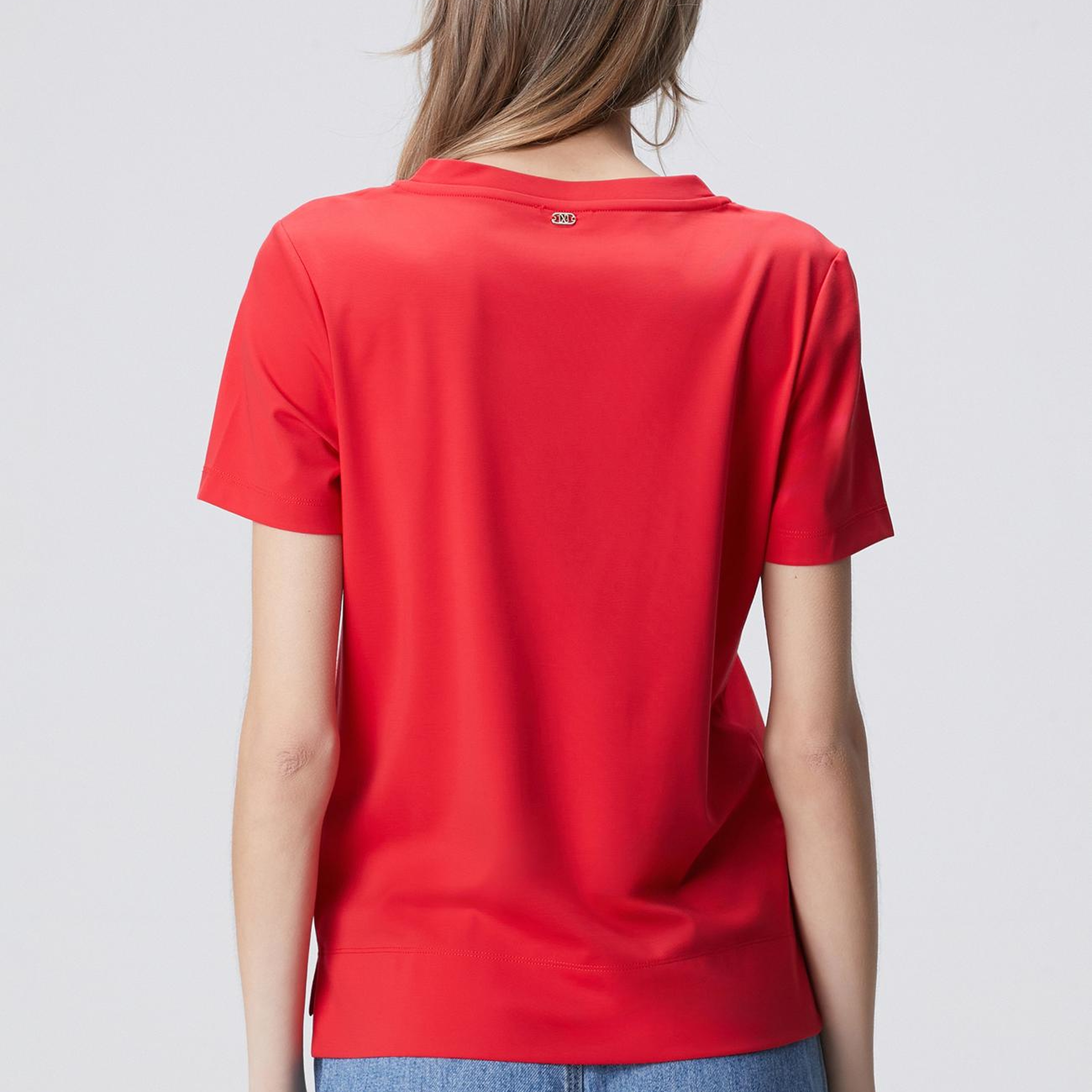 Network Kadın Kırmızı Basic T-shirt