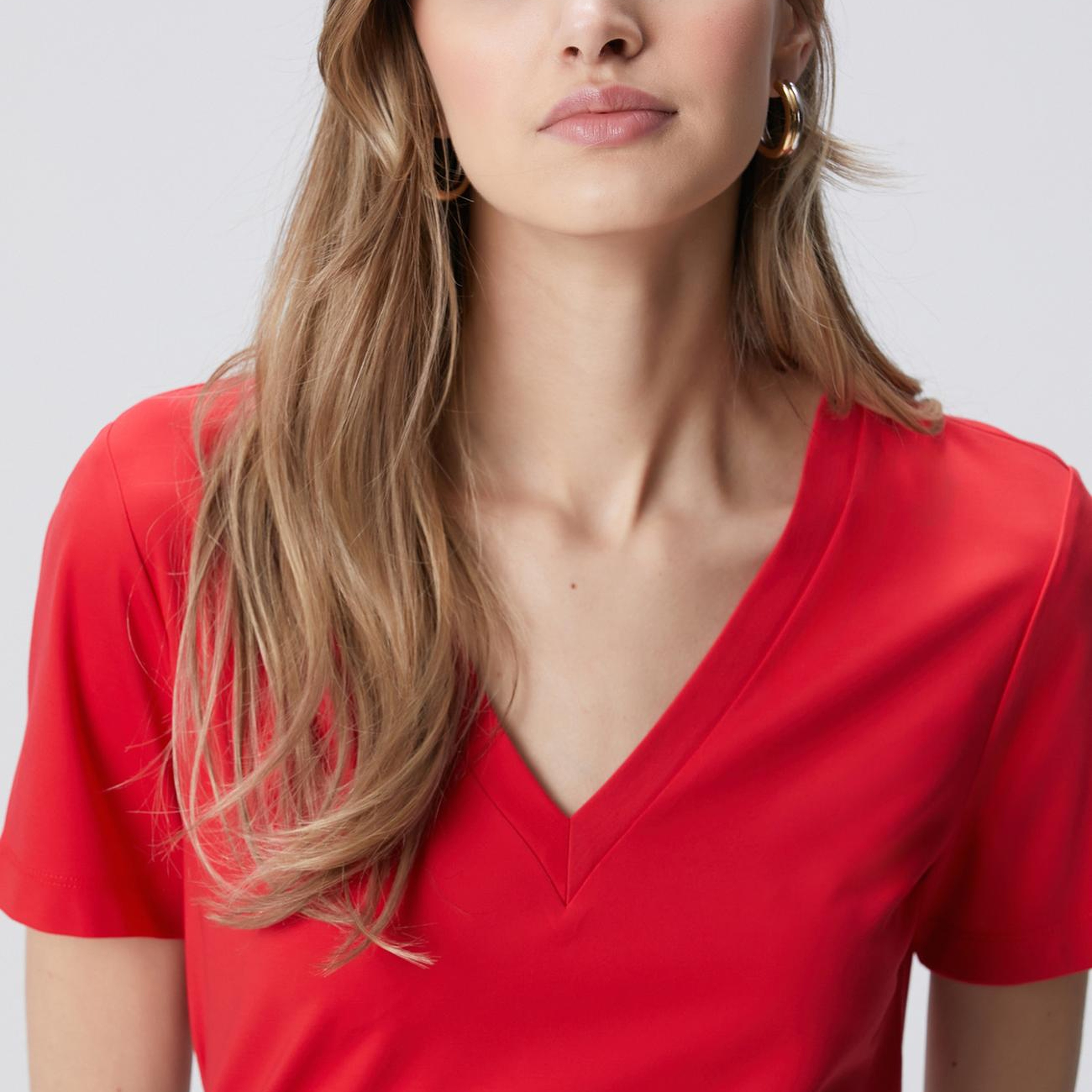Network Kadın Kırmızı Basic T-shirt