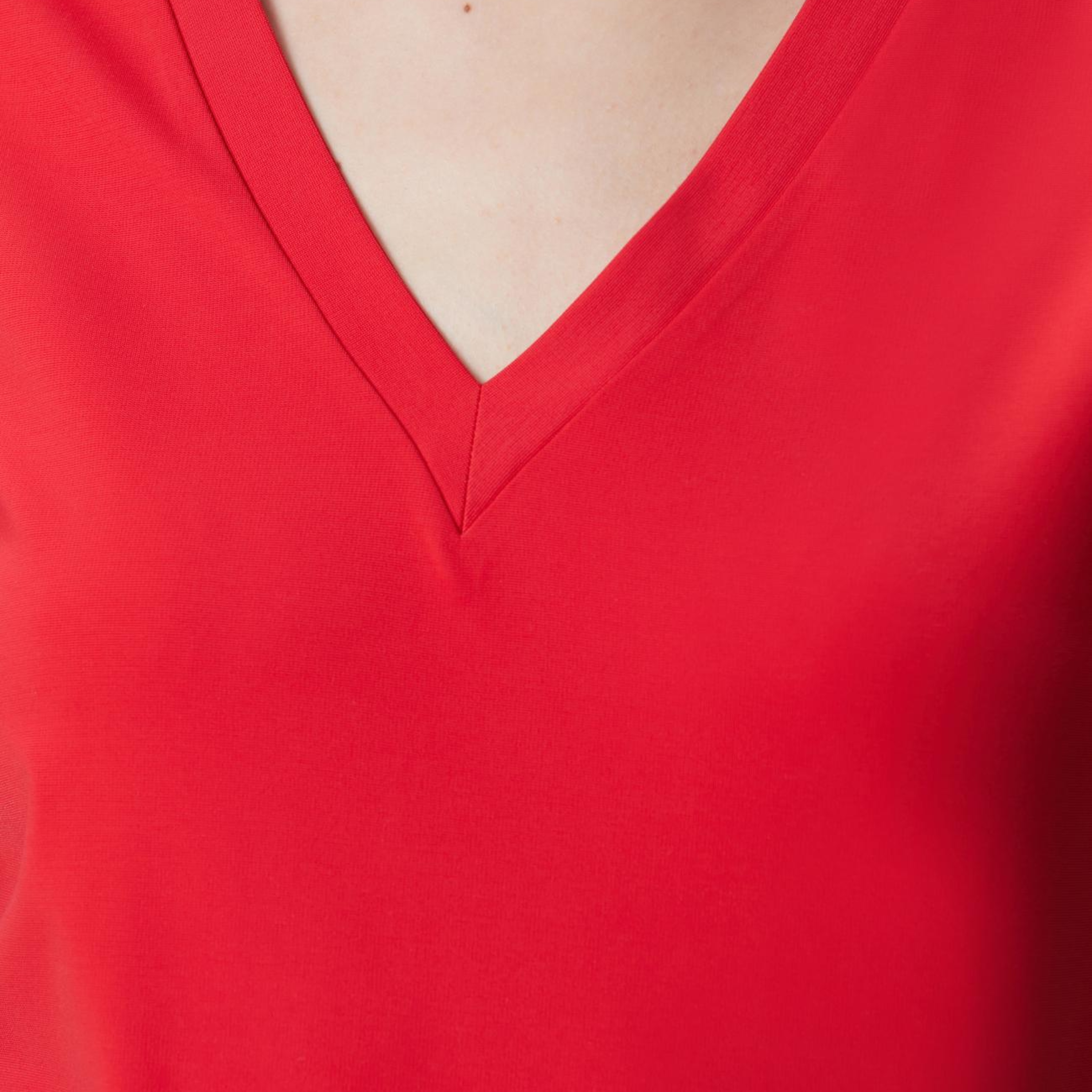 Network Kadın Kırmızı Basic T-shirt