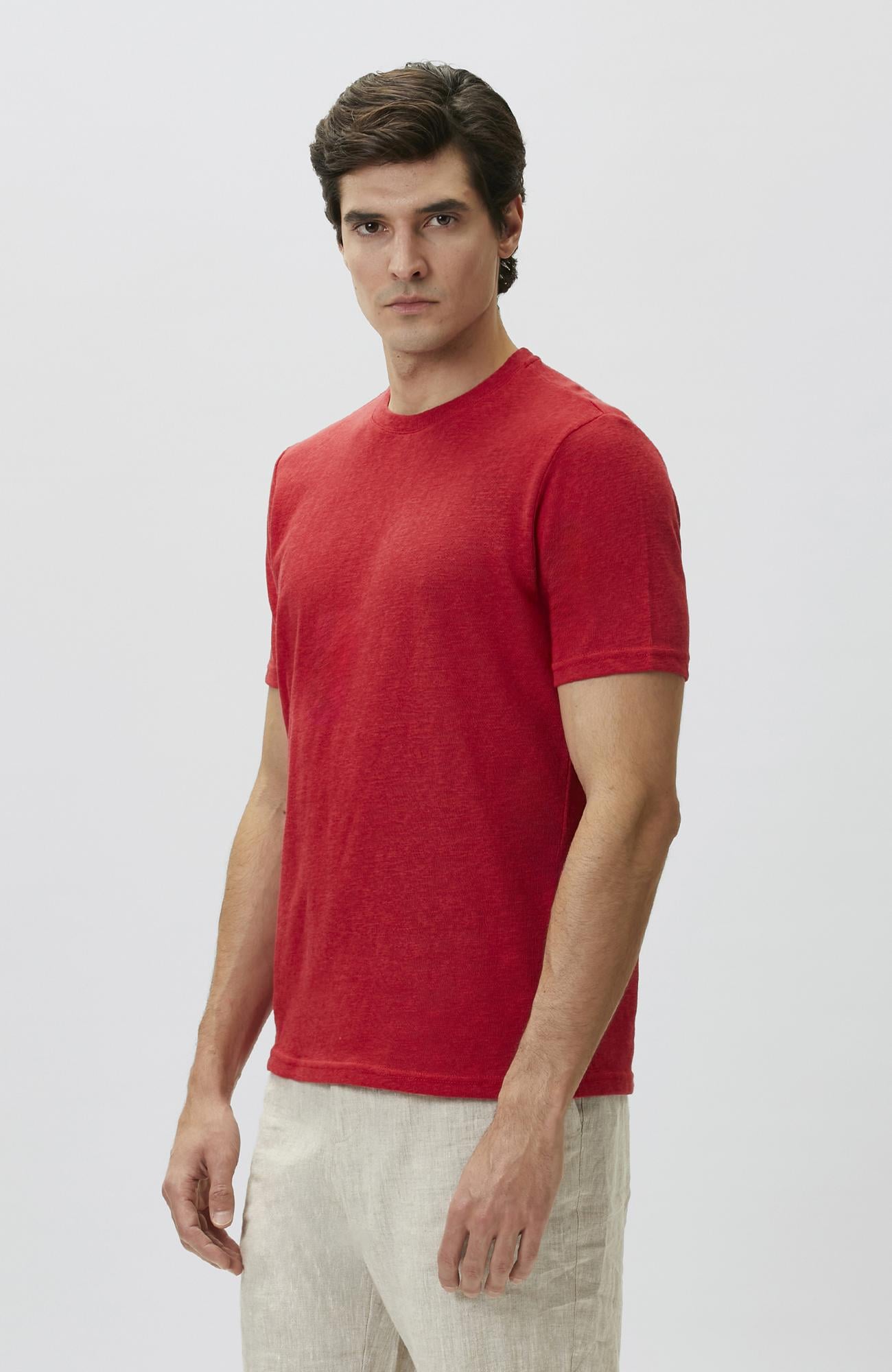Network Erkek Kırmızı Basic T-shirt
