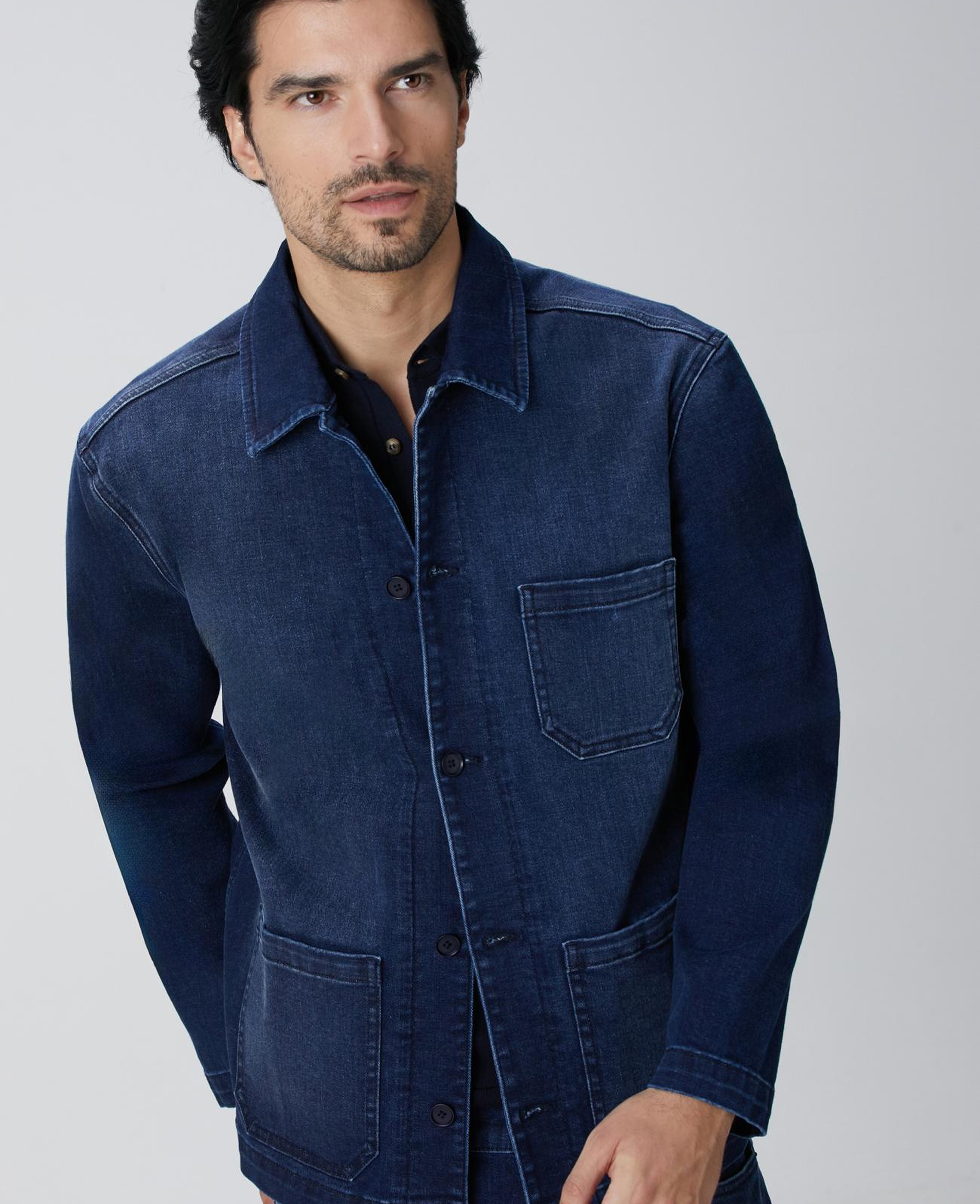 Network Erkek Mavi Casmere Touch Denim Ceket