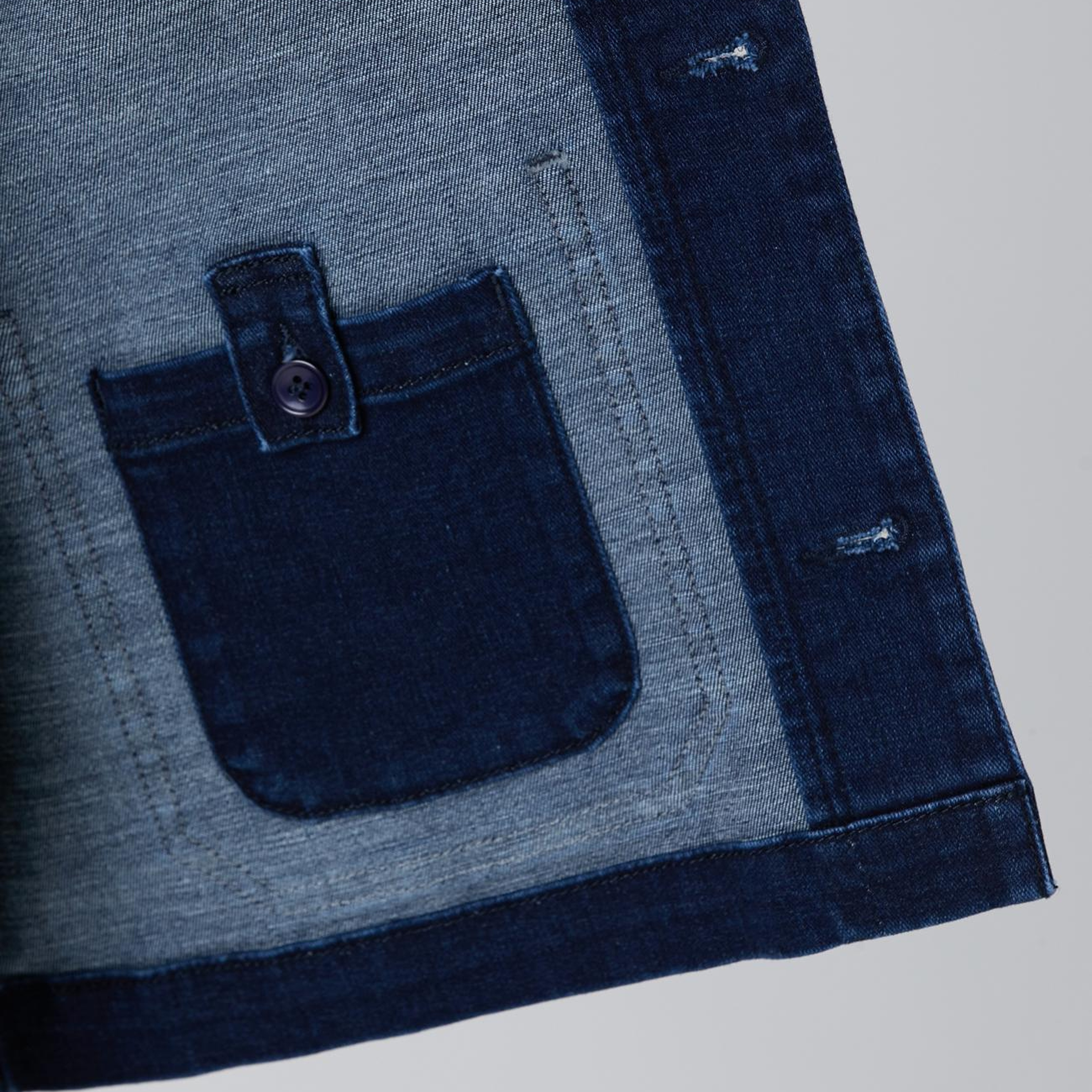 Network Erkek Mavi Casmere Touch Denim Ceket
