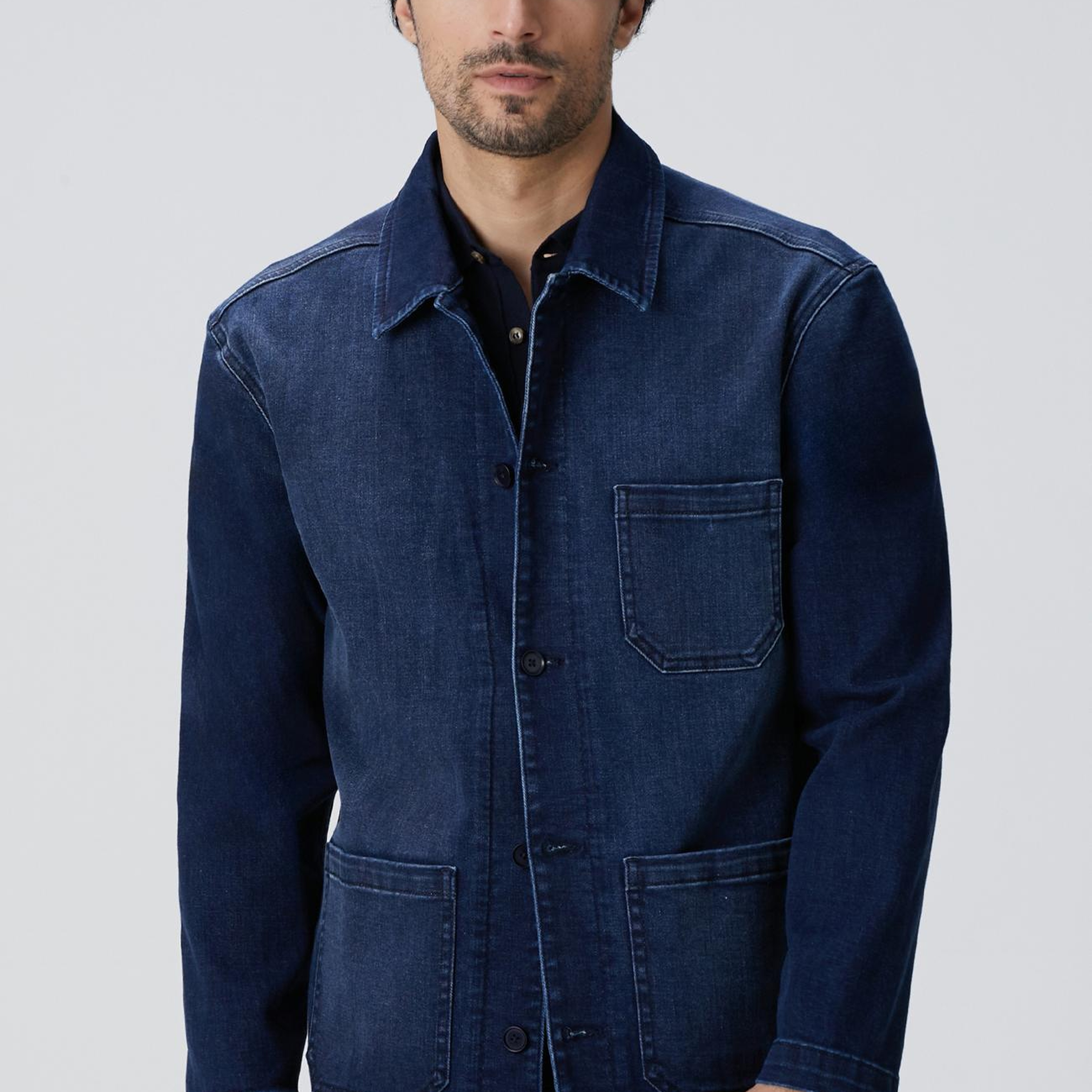 Network Erkek Mavi Casmere Touch Denim Ceket