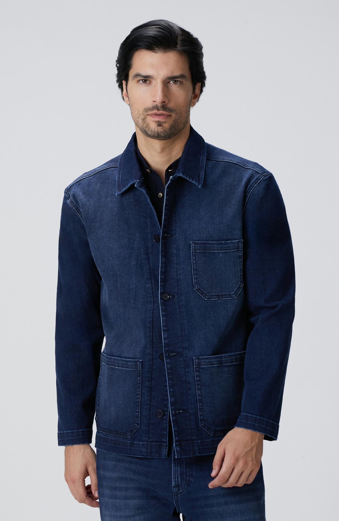 Network Erkek Mavi Casmere Touch Denim Ceket
