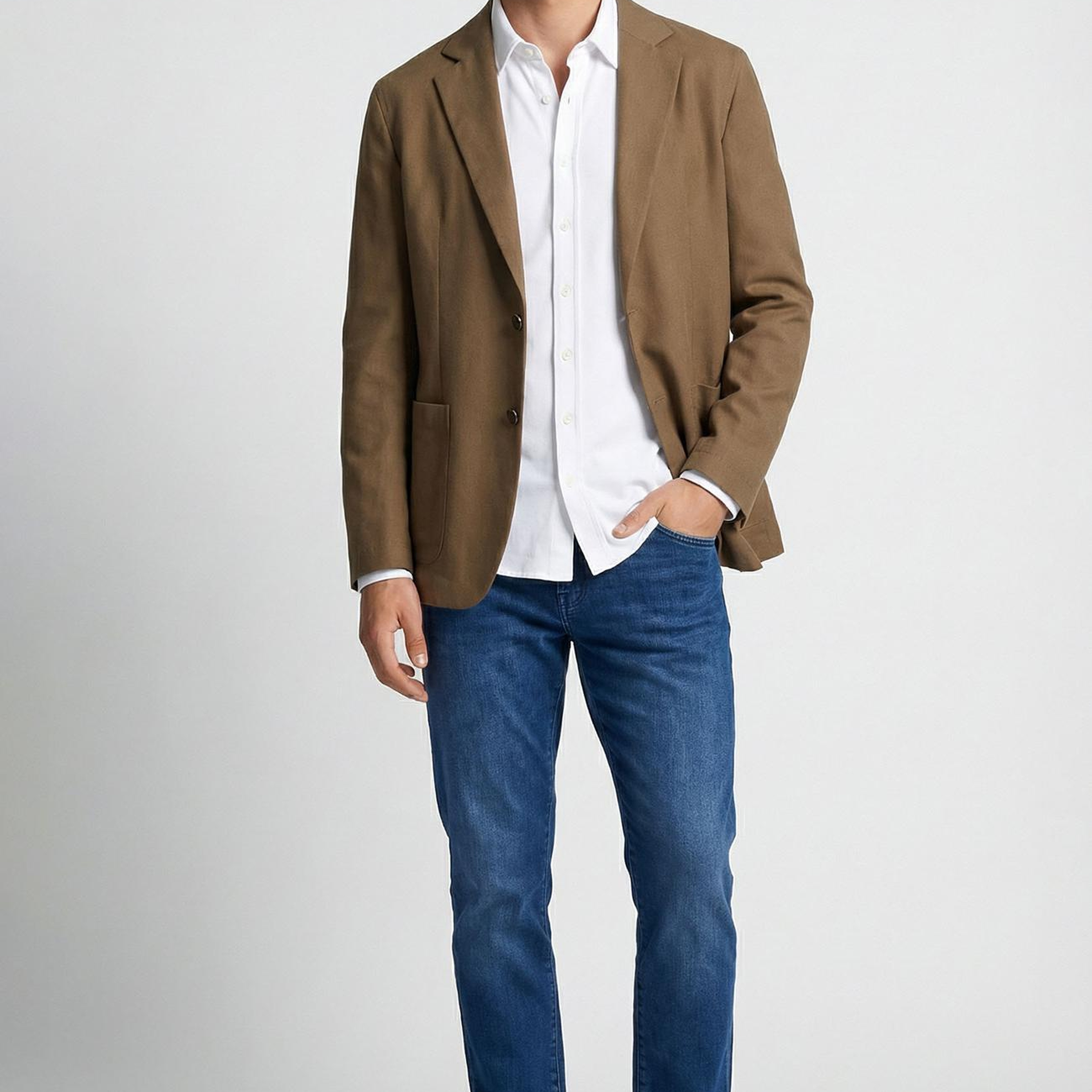 Network Erkek Mavi Cashmere Touch Denim Pantolon