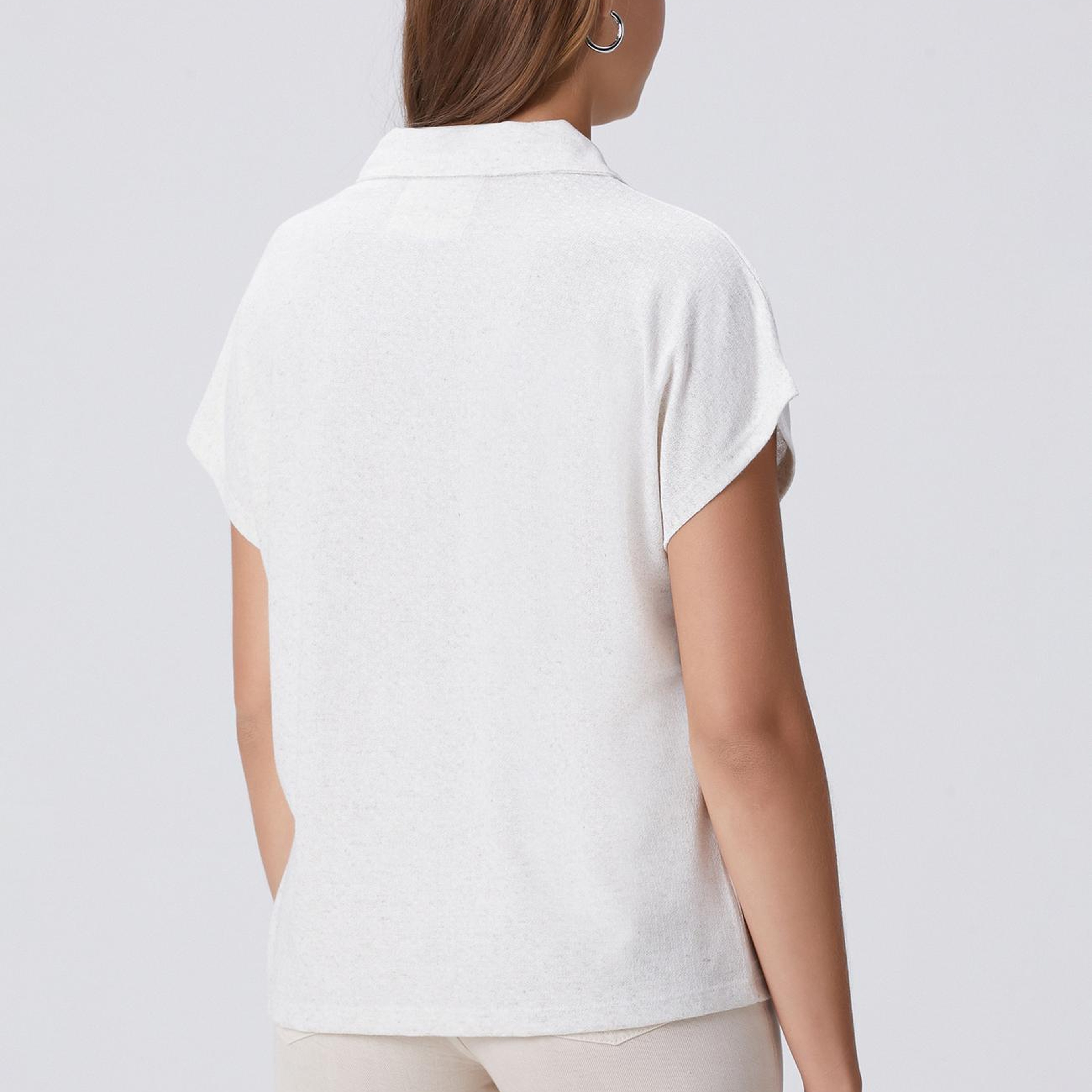 Network Kadın Bej Melanj Payet Nakış Detaylı T-shirt