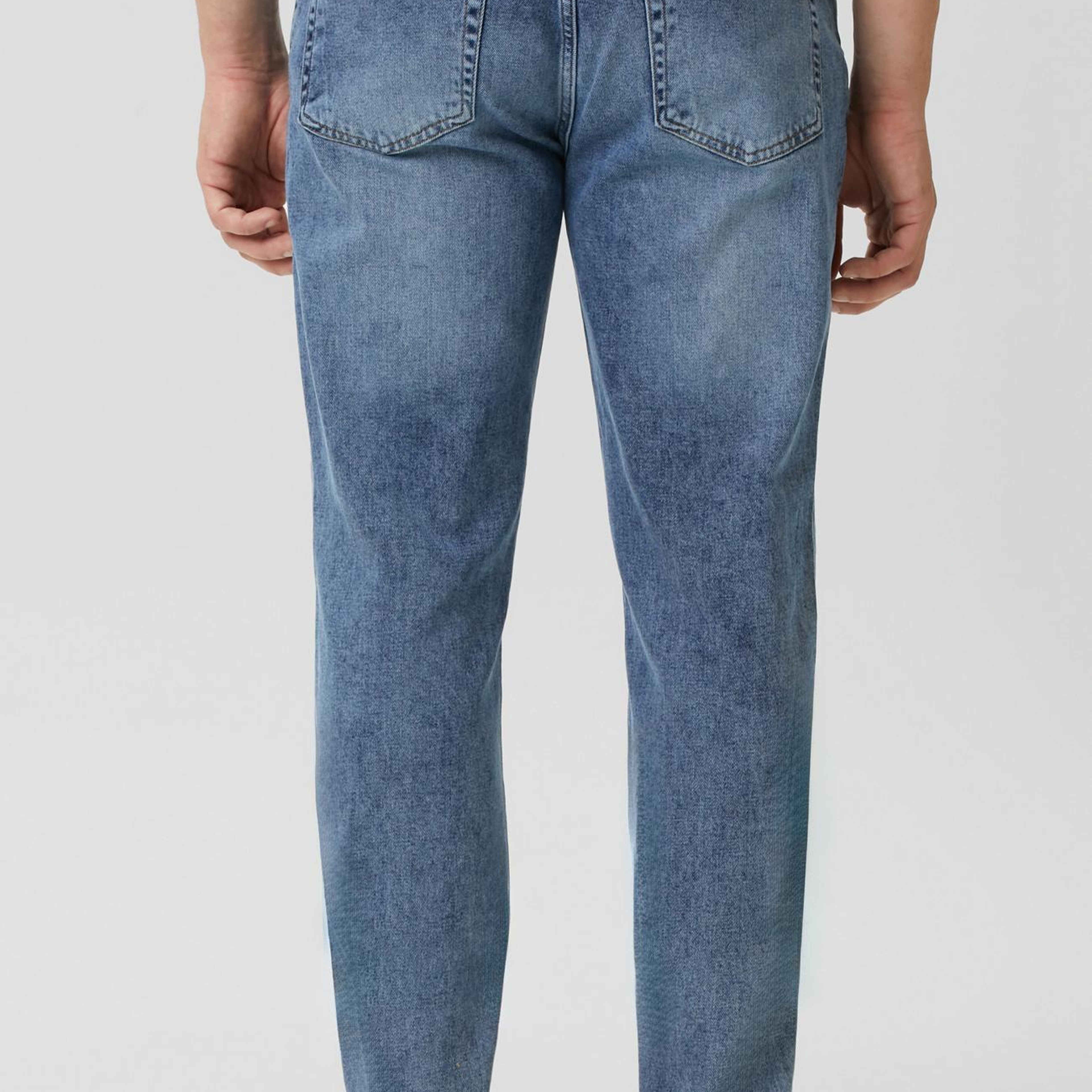 Network Erkek Açık Mavi Denim Pantolon