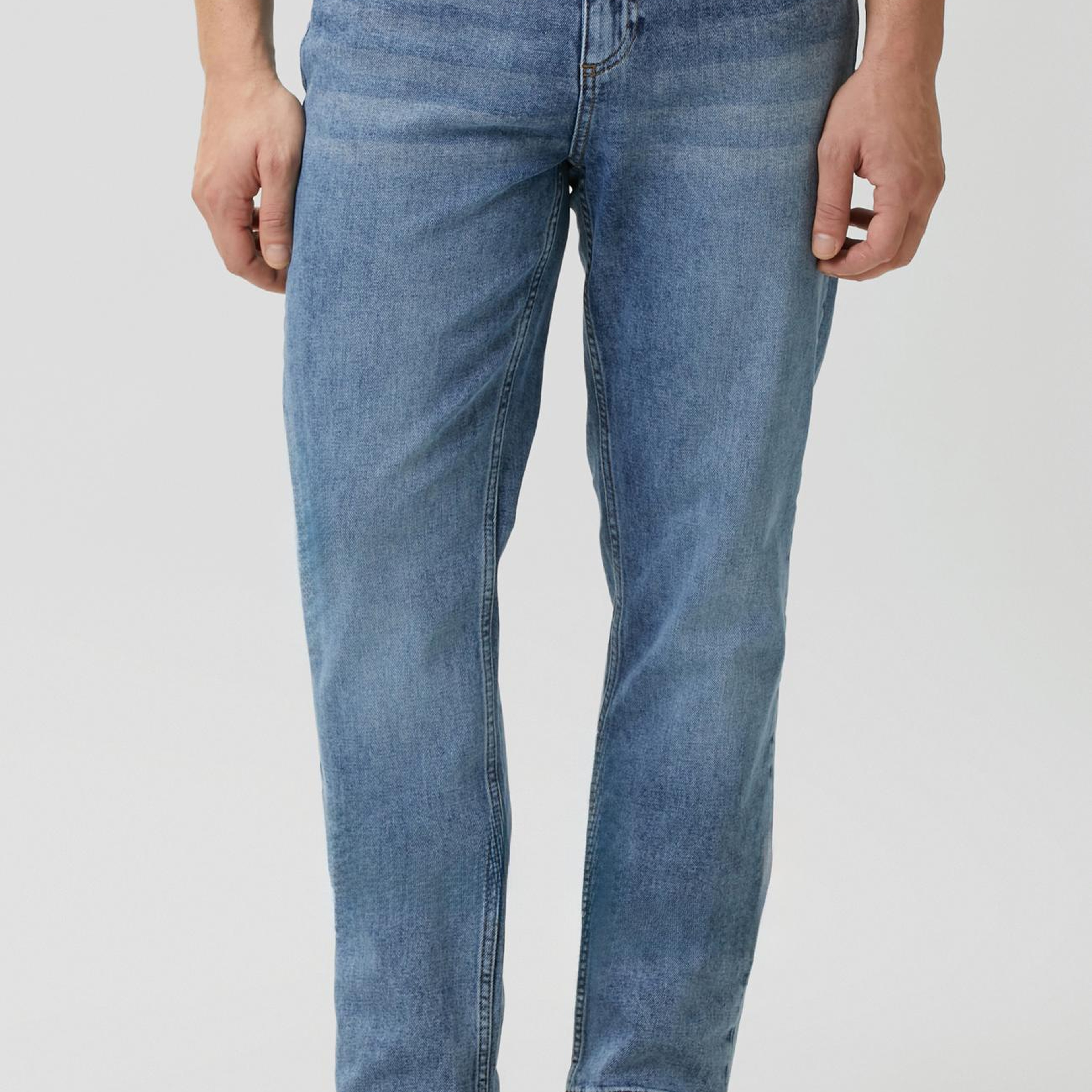 Network Erkek Açık Mavi Denim Pantolon