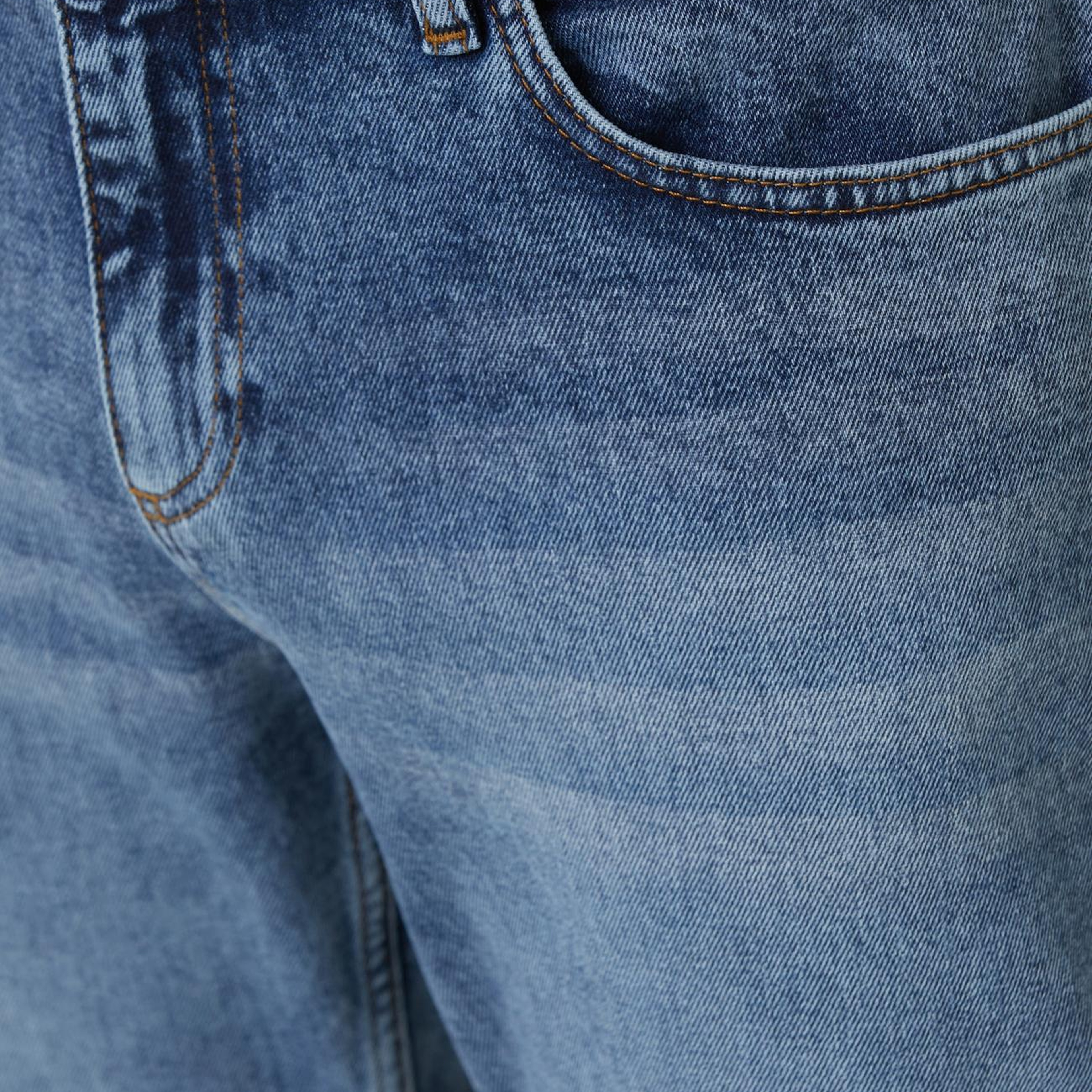 Network Erkek Açık Mavi Denim Pantolon