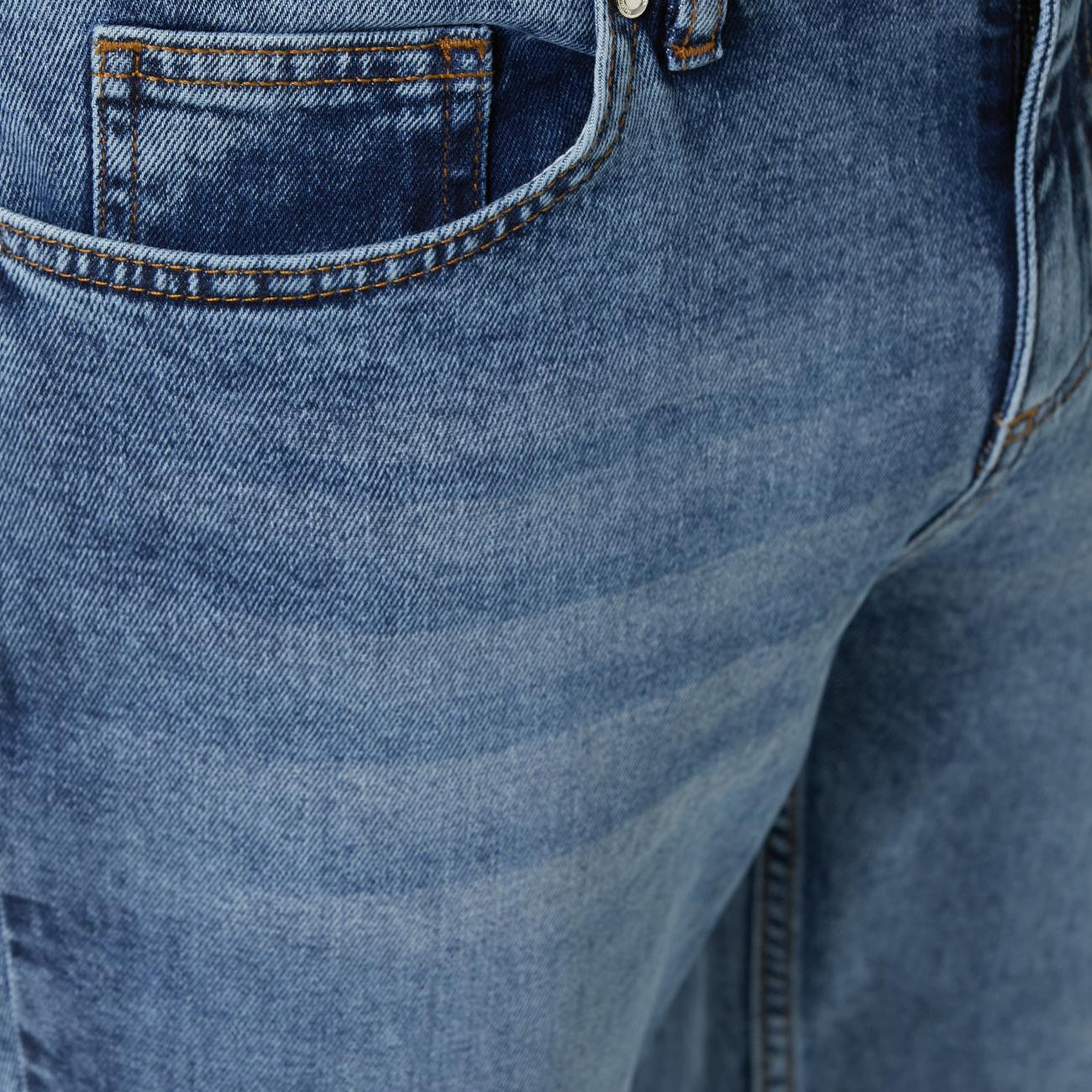 Network Erkek Açık Mavi Denim Pantolon
