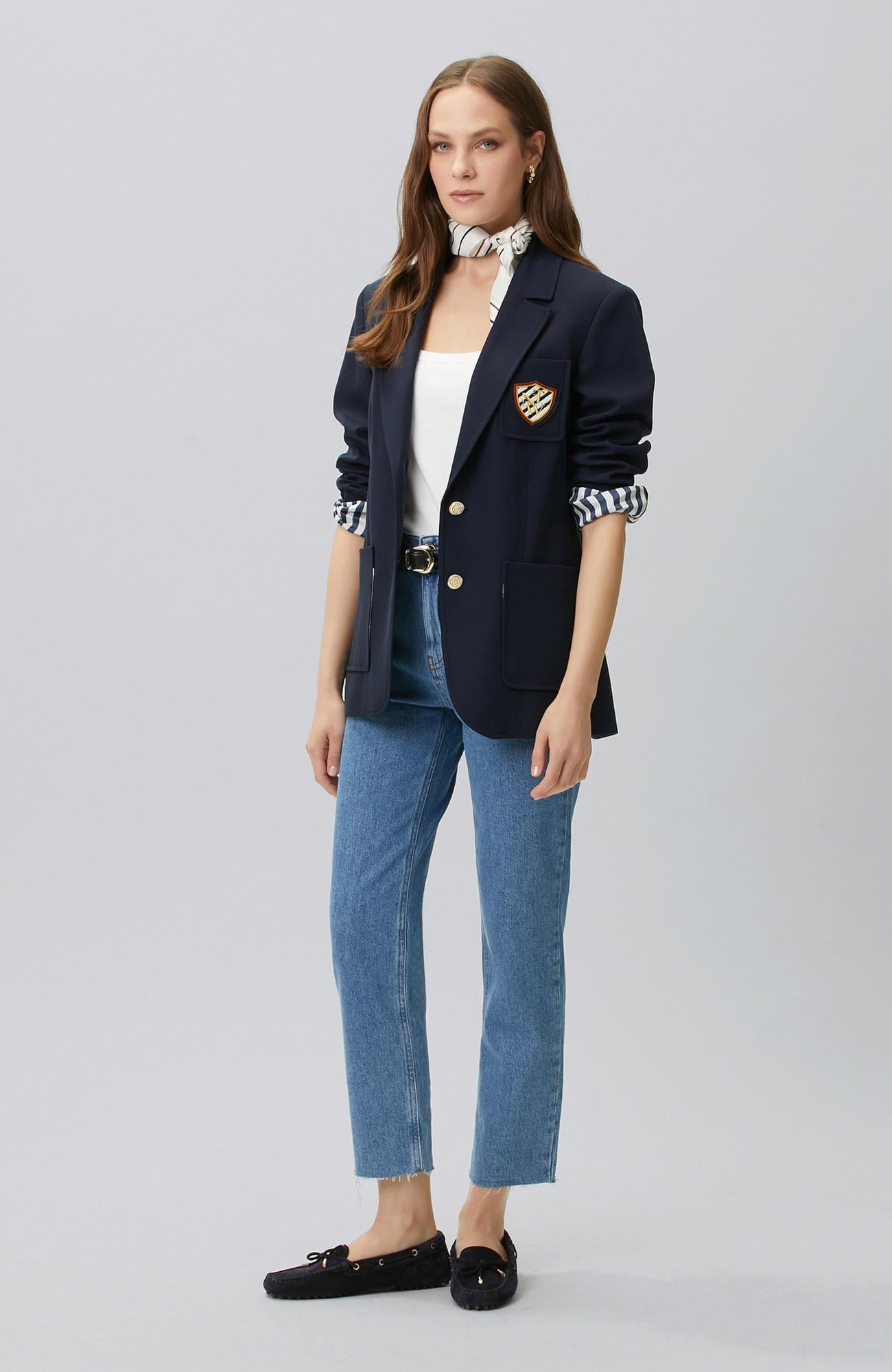 Network Kadın Lacivert Blazer Ceket