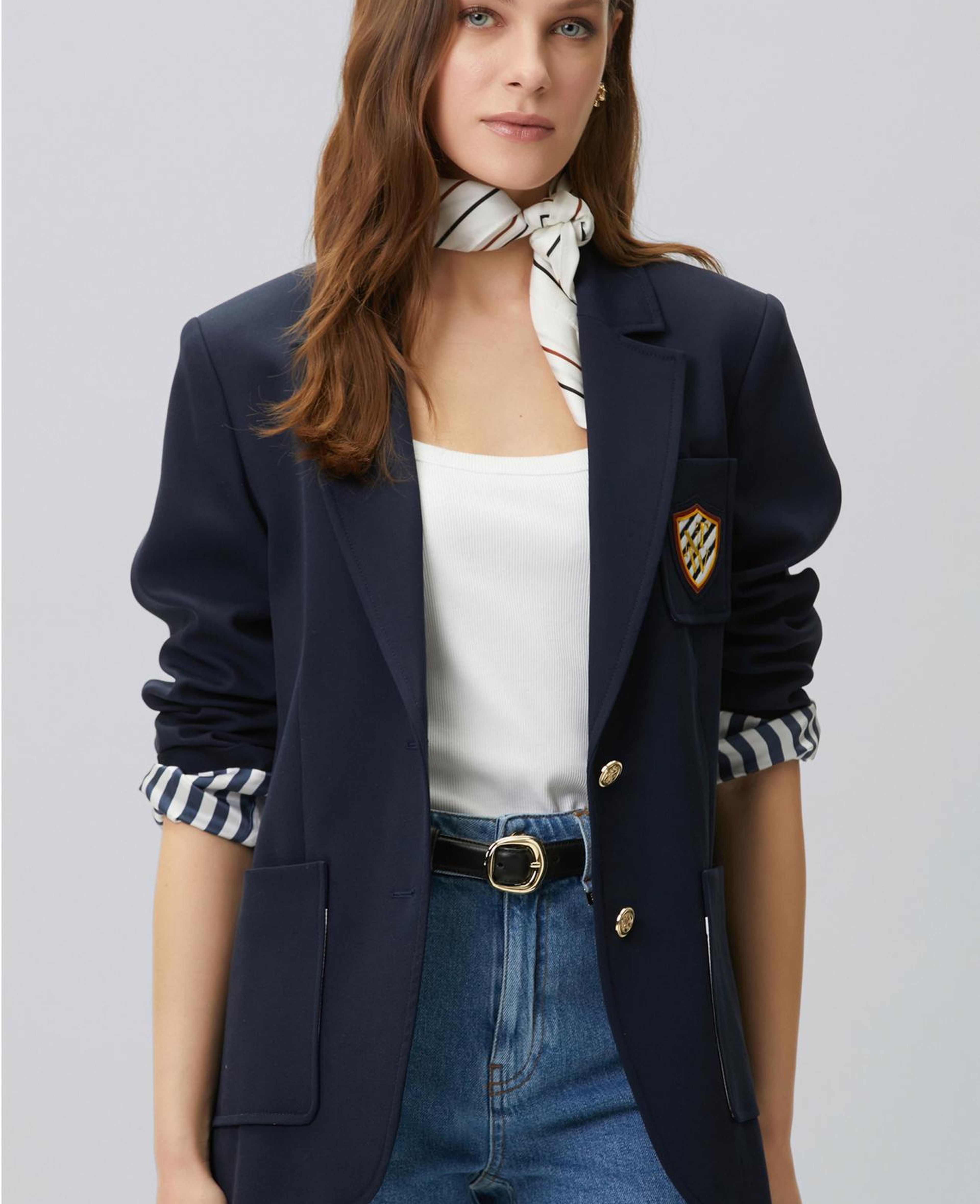 Network Kadın Lacivert Blazer Ceket