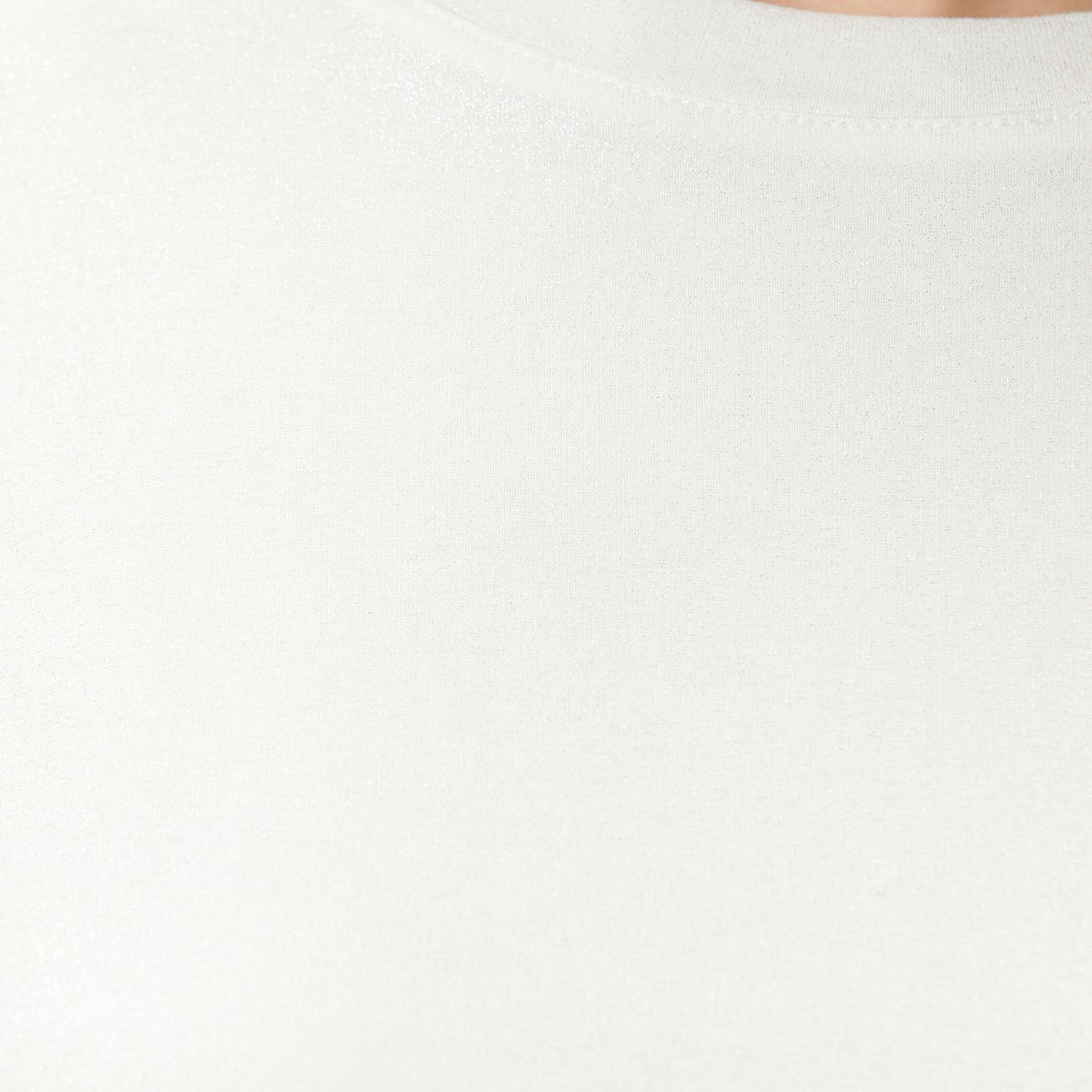 Network Kadın Kırık Beyaz Varak Baskılı T-shirt