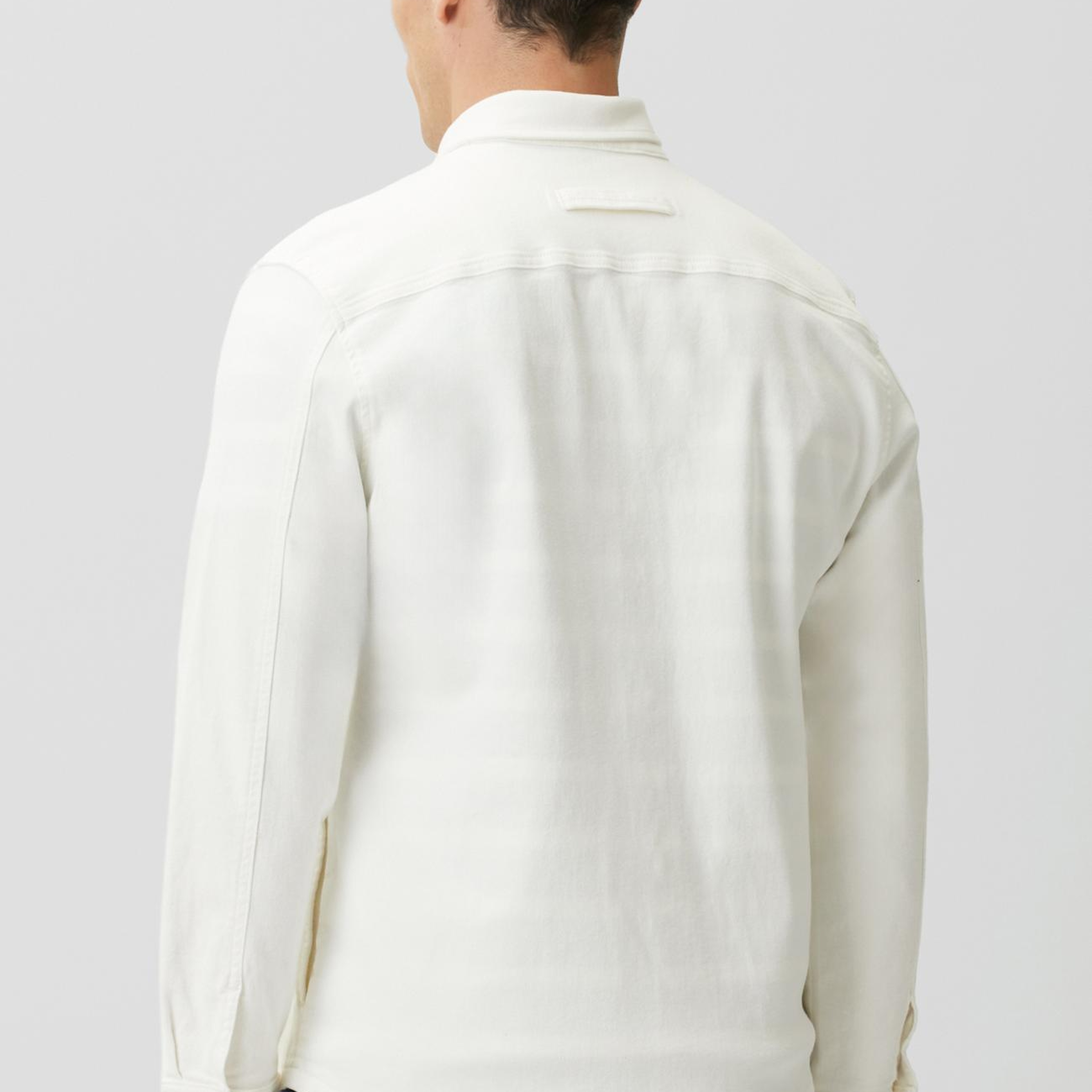 Network Erkek Ekru Denim Gömlek