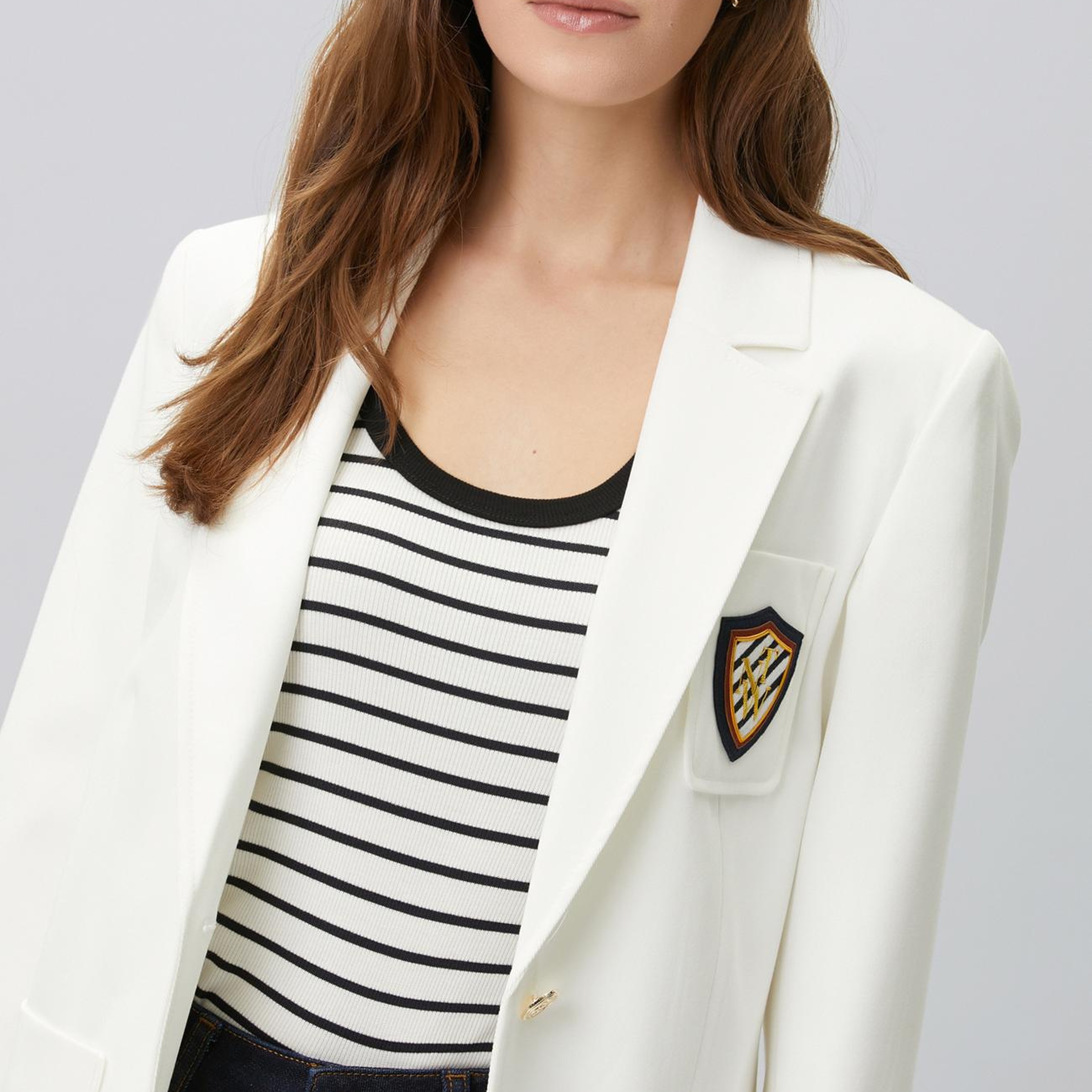 Network Kadın Beyaz Blazer Ceket