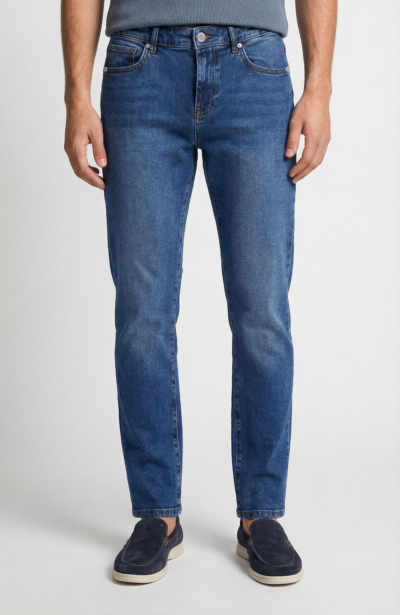 Network Erkek Mavi Denim Pantolon