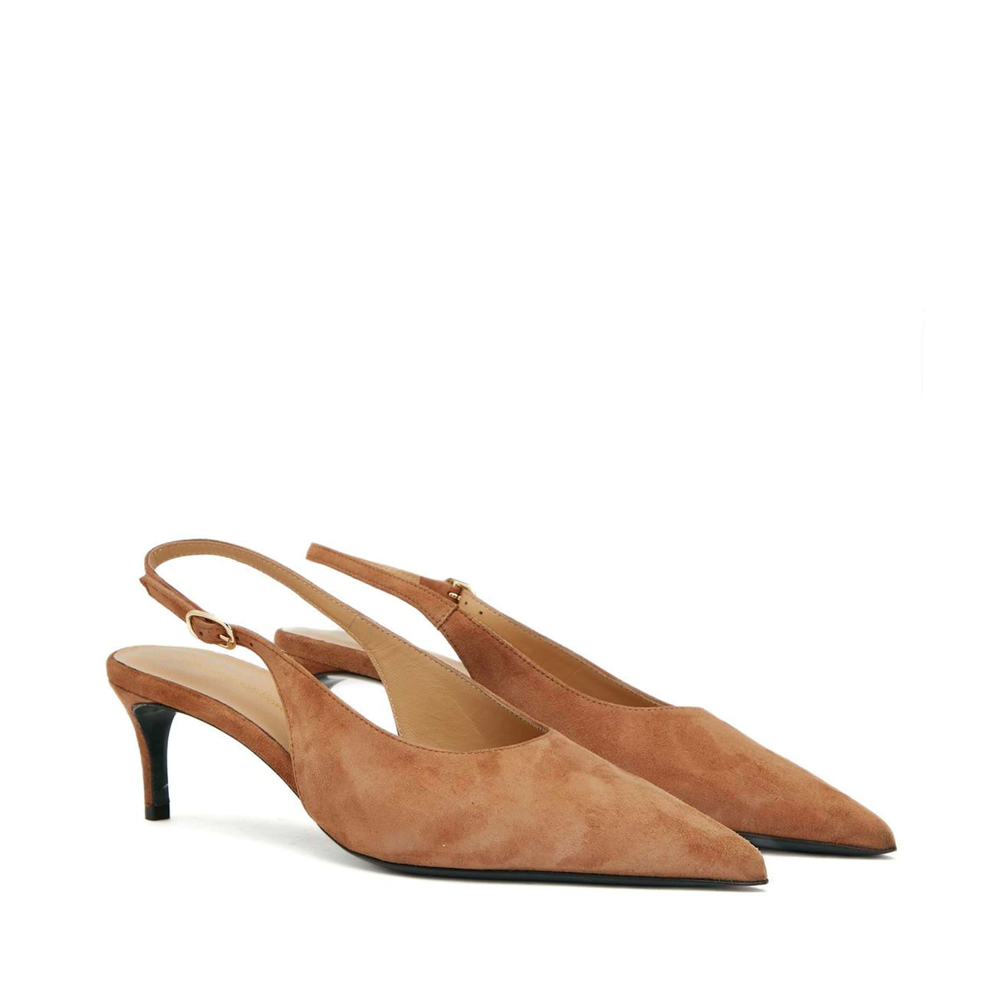Gh For Nw Kadın Taba Günlük Rahat Süet Stiletto