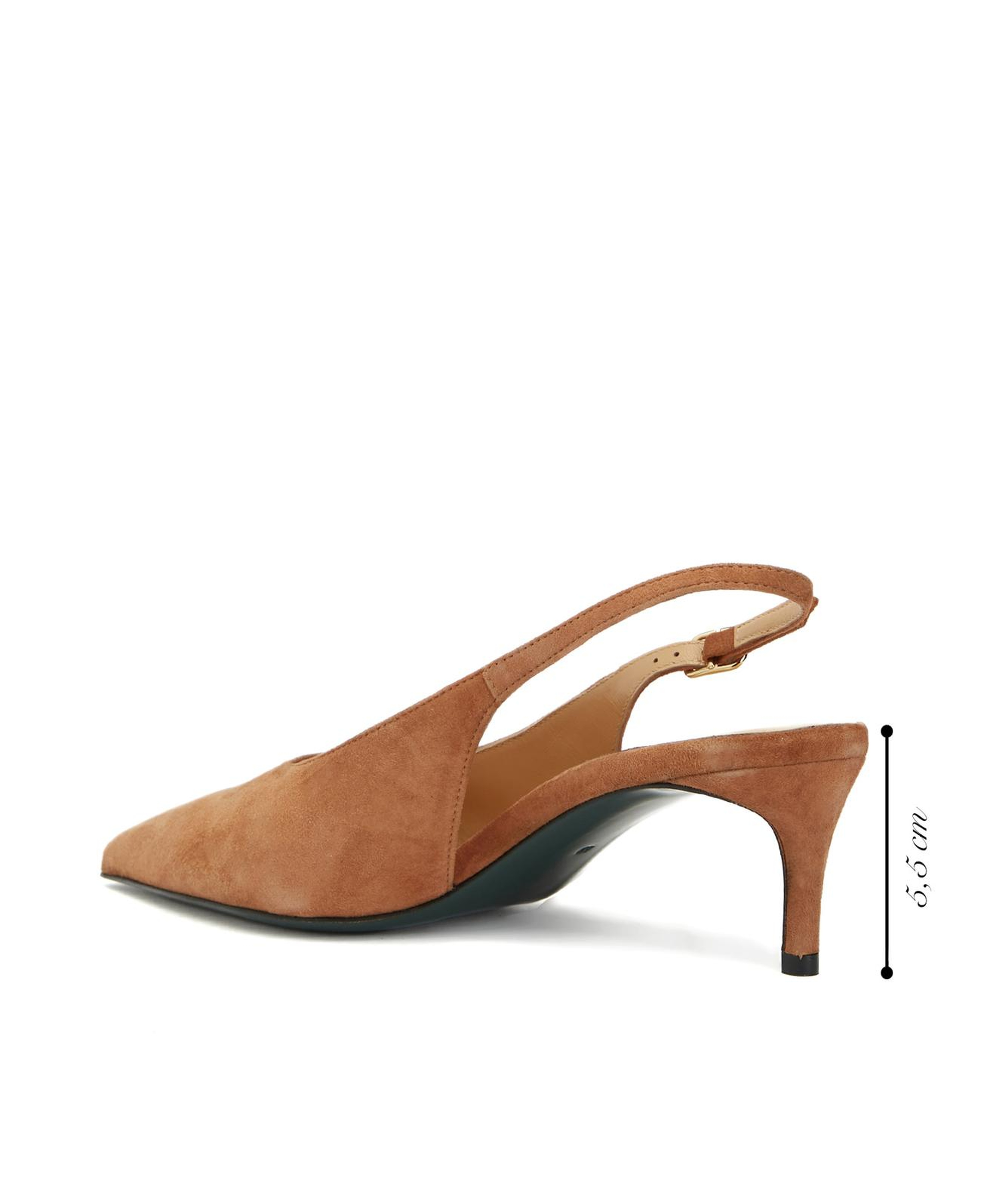 Gh For Nw Kadın Taba Günlük Rahat Süet Stiletto