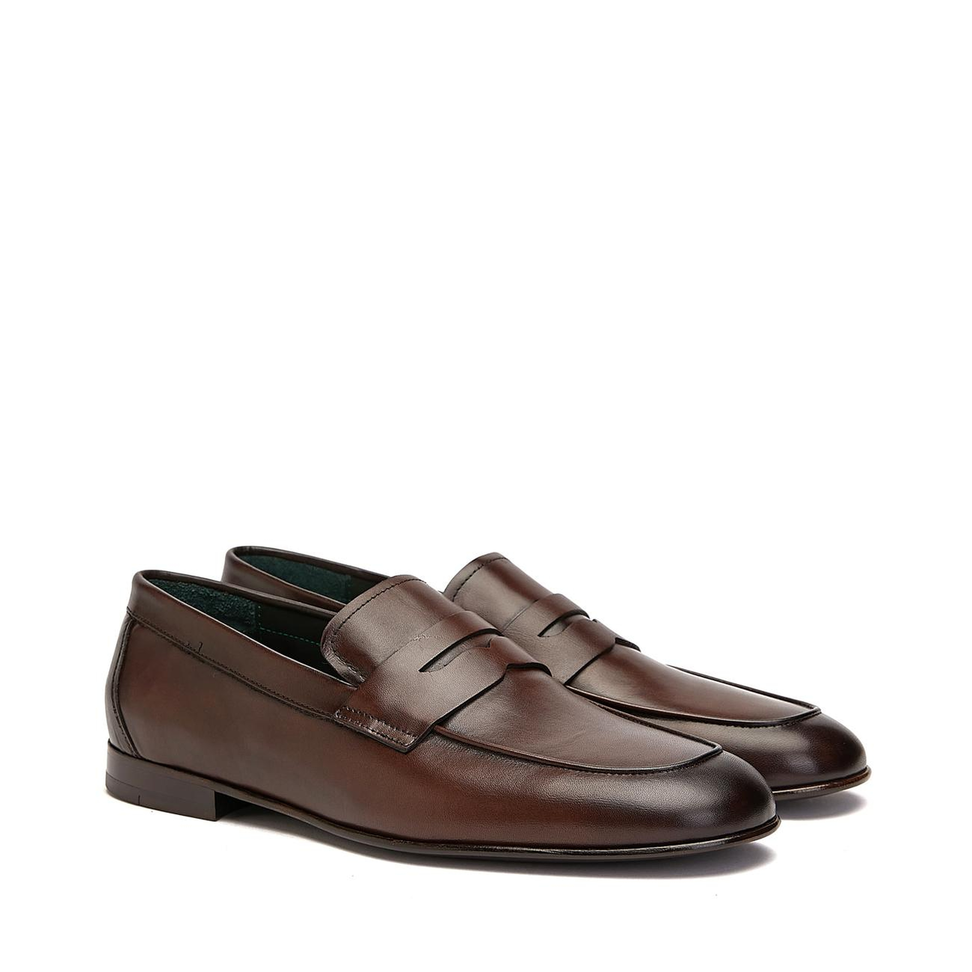 Gh For Nw Erkek Kahverengi Klasik Deri Loafer