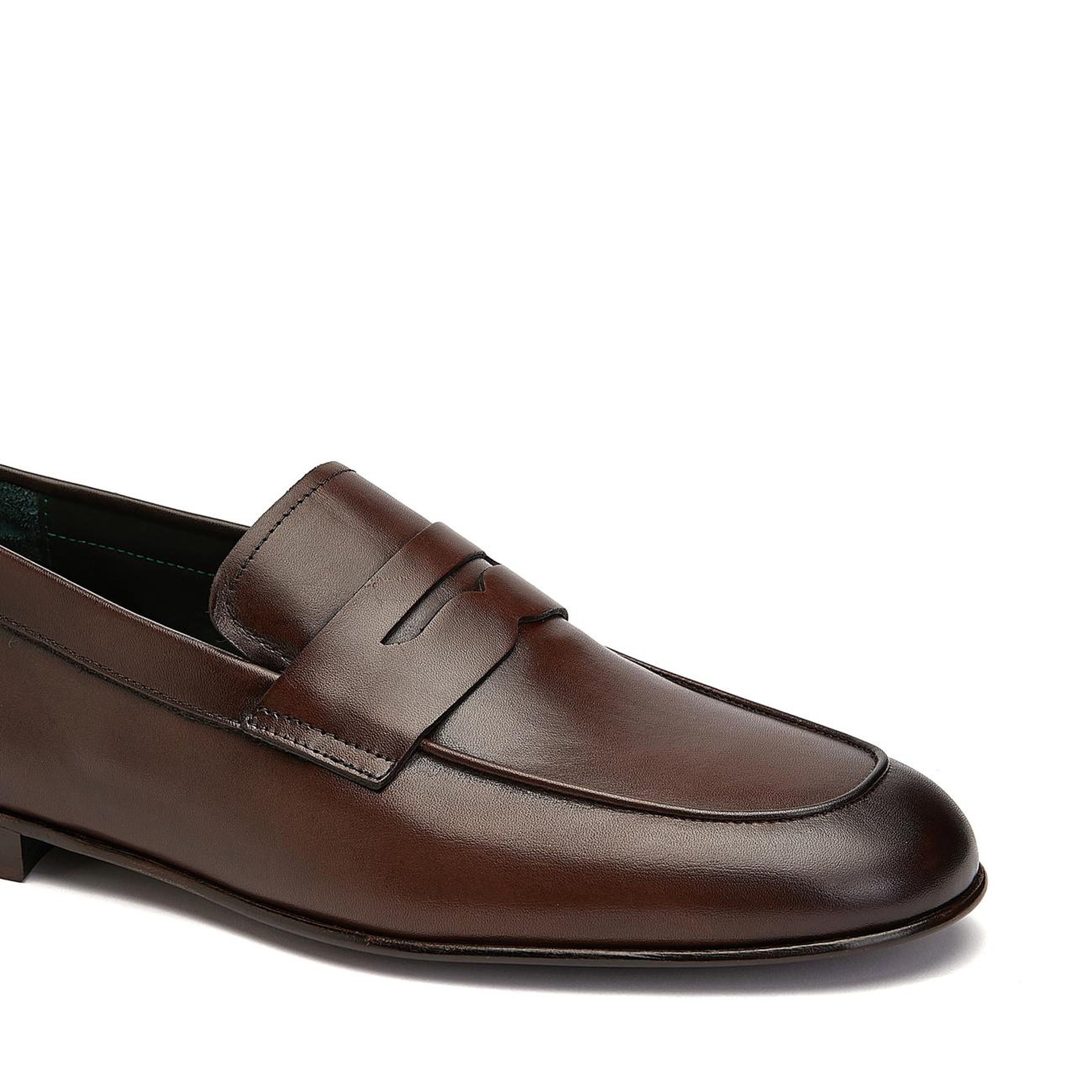 Gh For Nw Erkek Kahverengi Klasik Deri Loafer