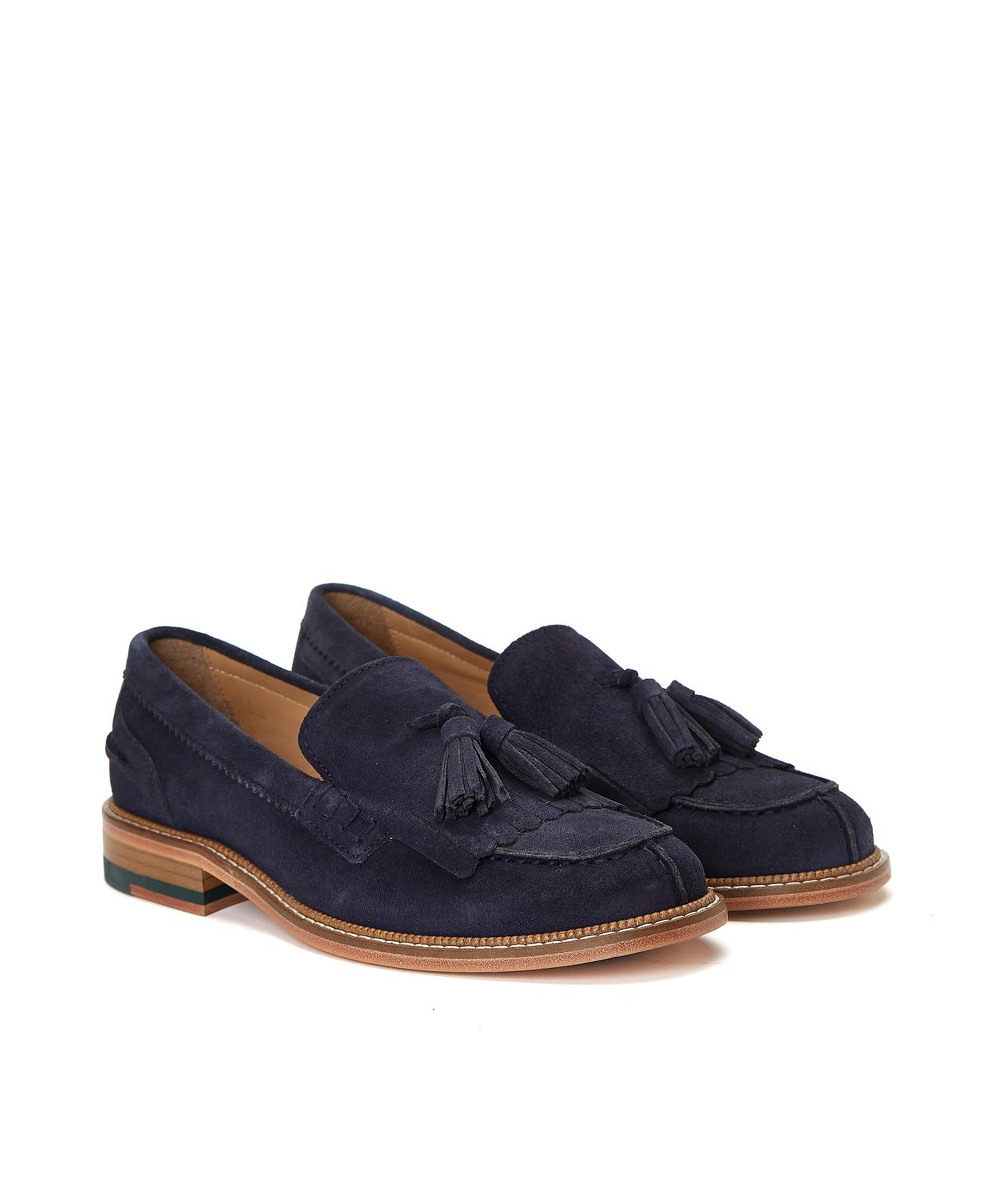 Gh For Nw Kadın Lacivert Süet Loafer