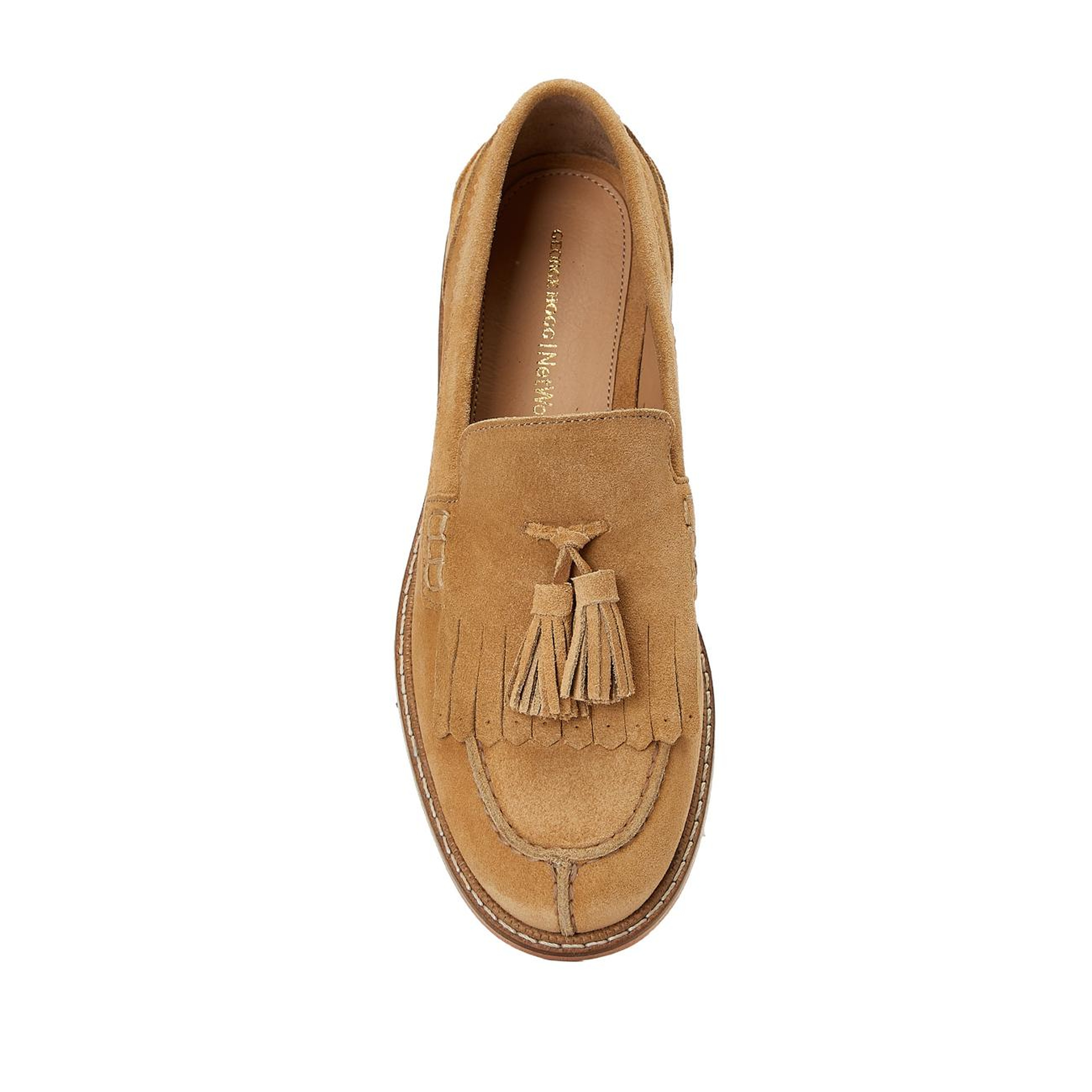 Gh For Nw Kadın Camel Süet Loafer