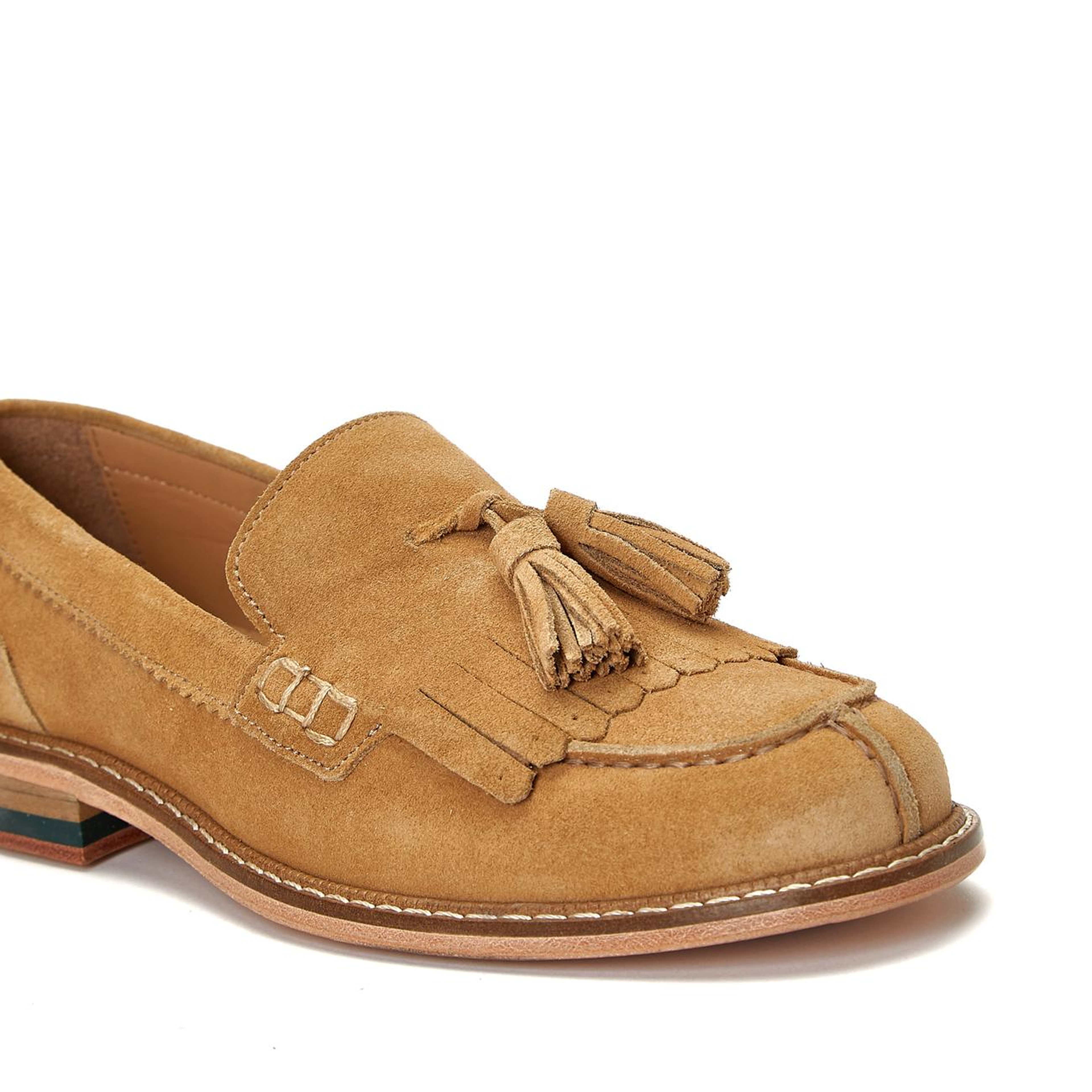 Gh For Nw Kadın Camel Süet Loafer