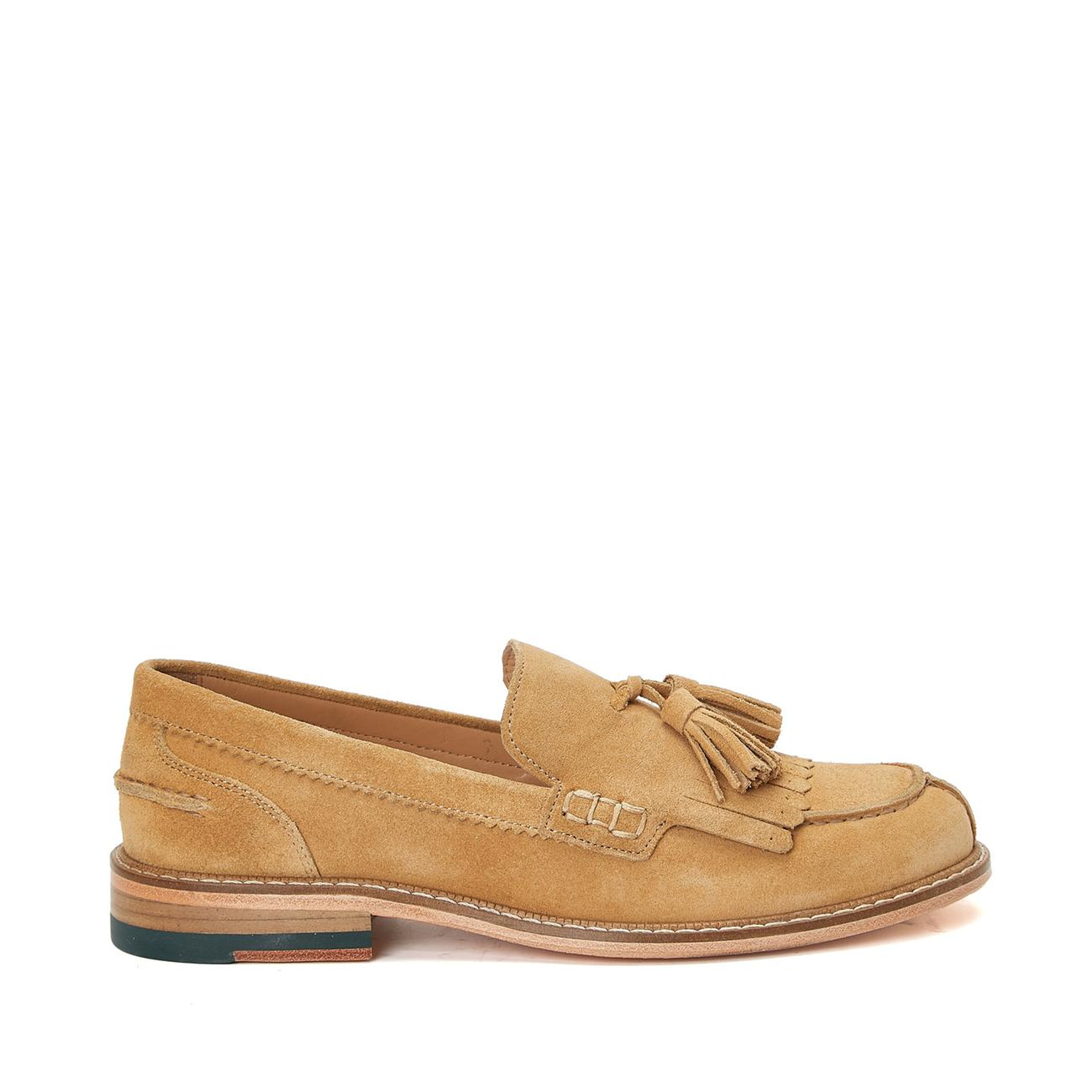 Gh For Nw Kadın Camel Süet Loafer