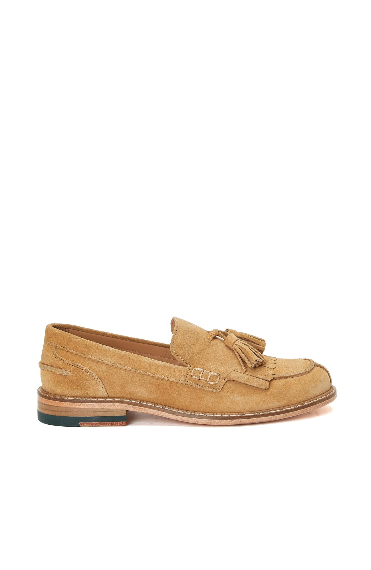 Gh For Nw Kadın Camel Süet Loafer
