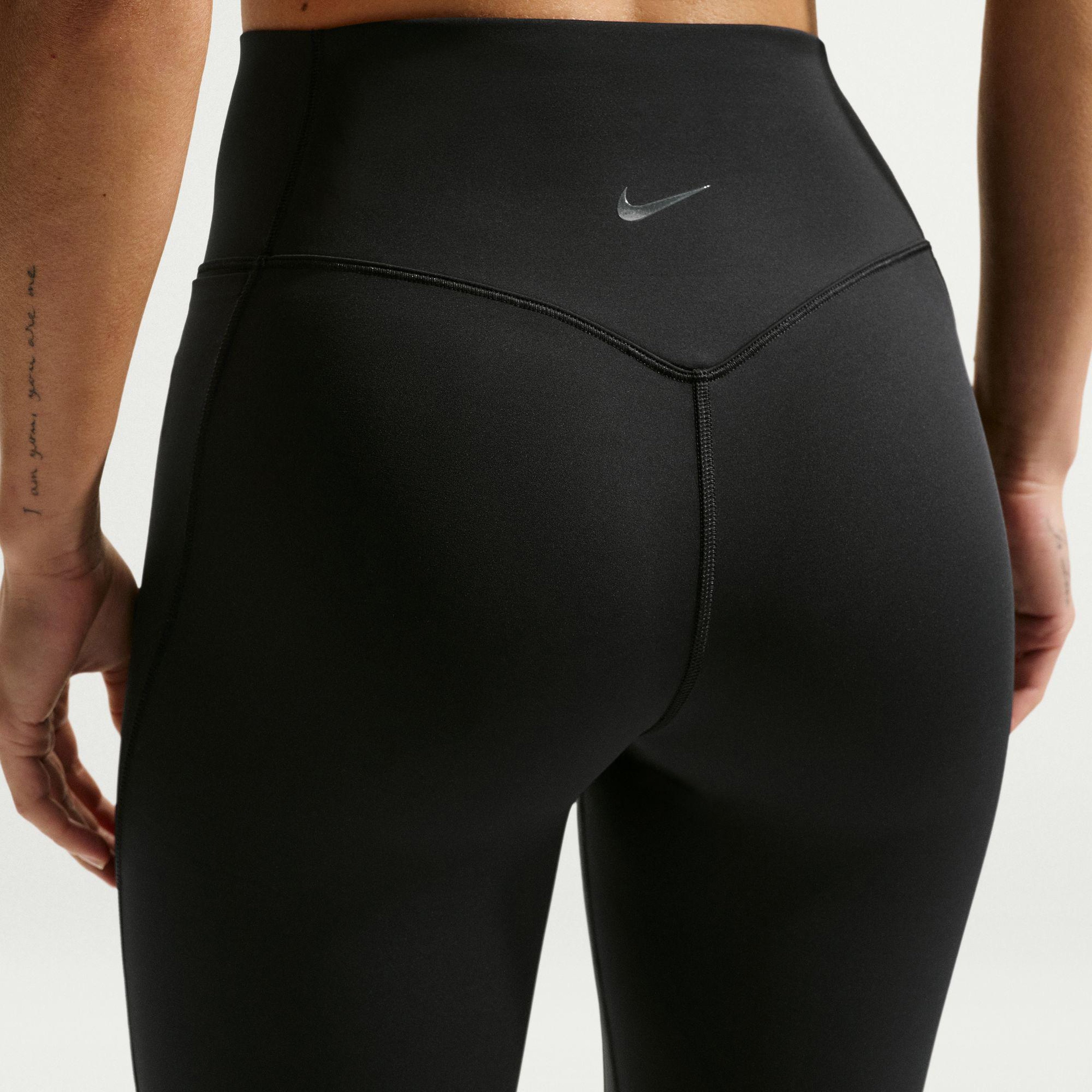 Nike Dri-Fit Universa High Rise 20 cm Kadın Siyah Kısa Tayt