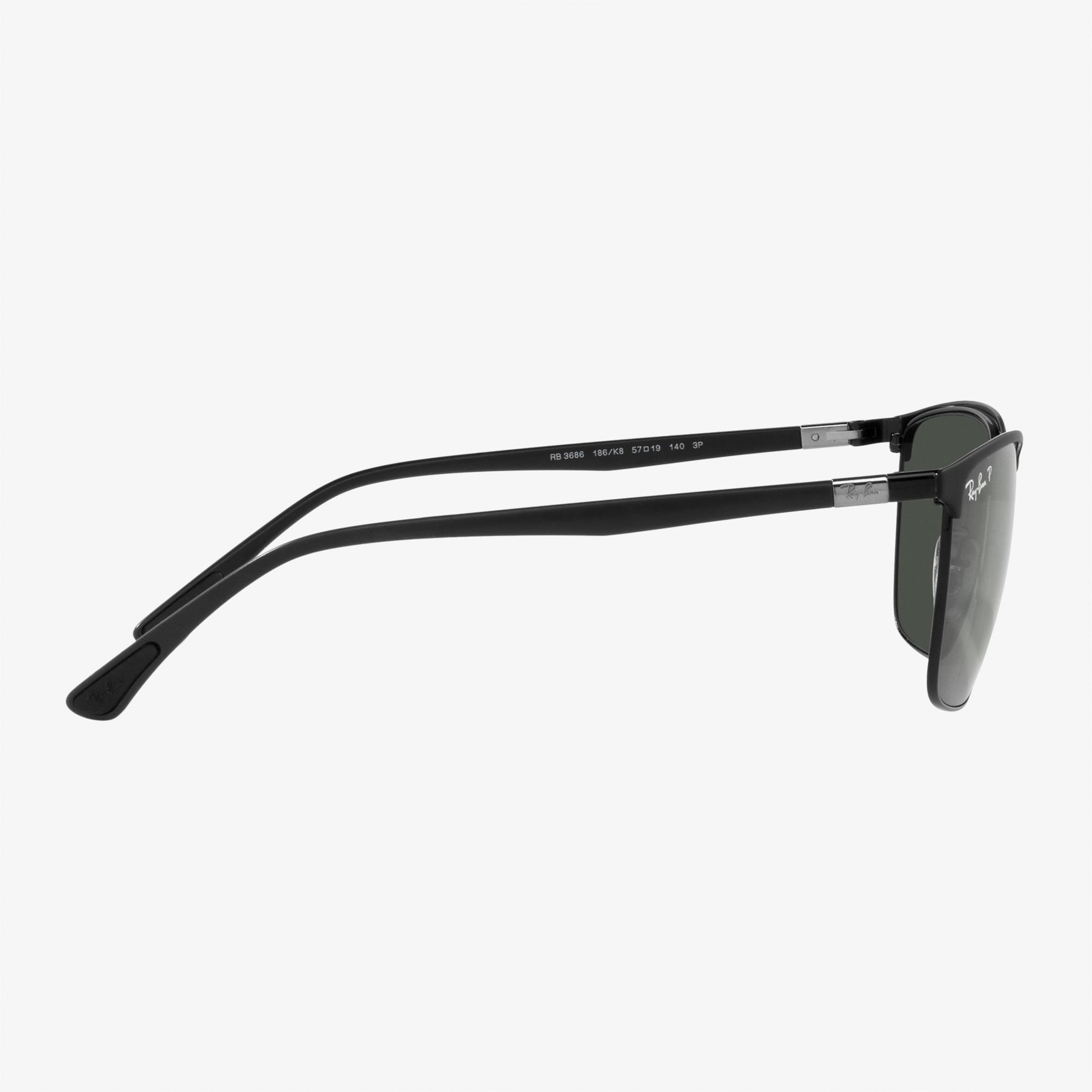 RAY-BAN 0RB3686 Unisex Siyah Güneş Gözlüğü